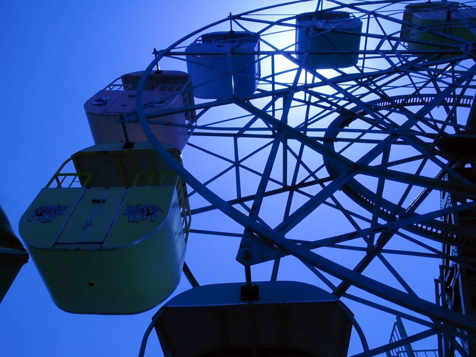 Ricoh GR DIGITAL 2 sample photo. Kyoto, zoo, ferris wheel photography