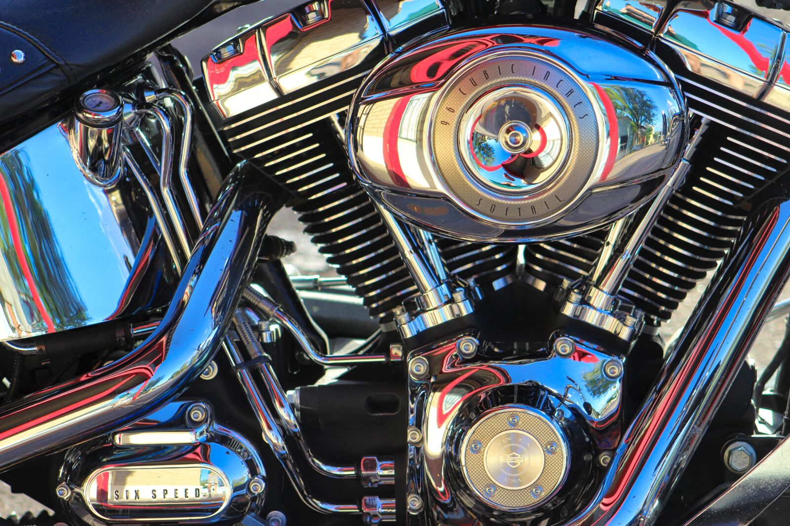 Canon EF 75-300mm f/4-5.6 sample photo. Motorcycle, engine photography