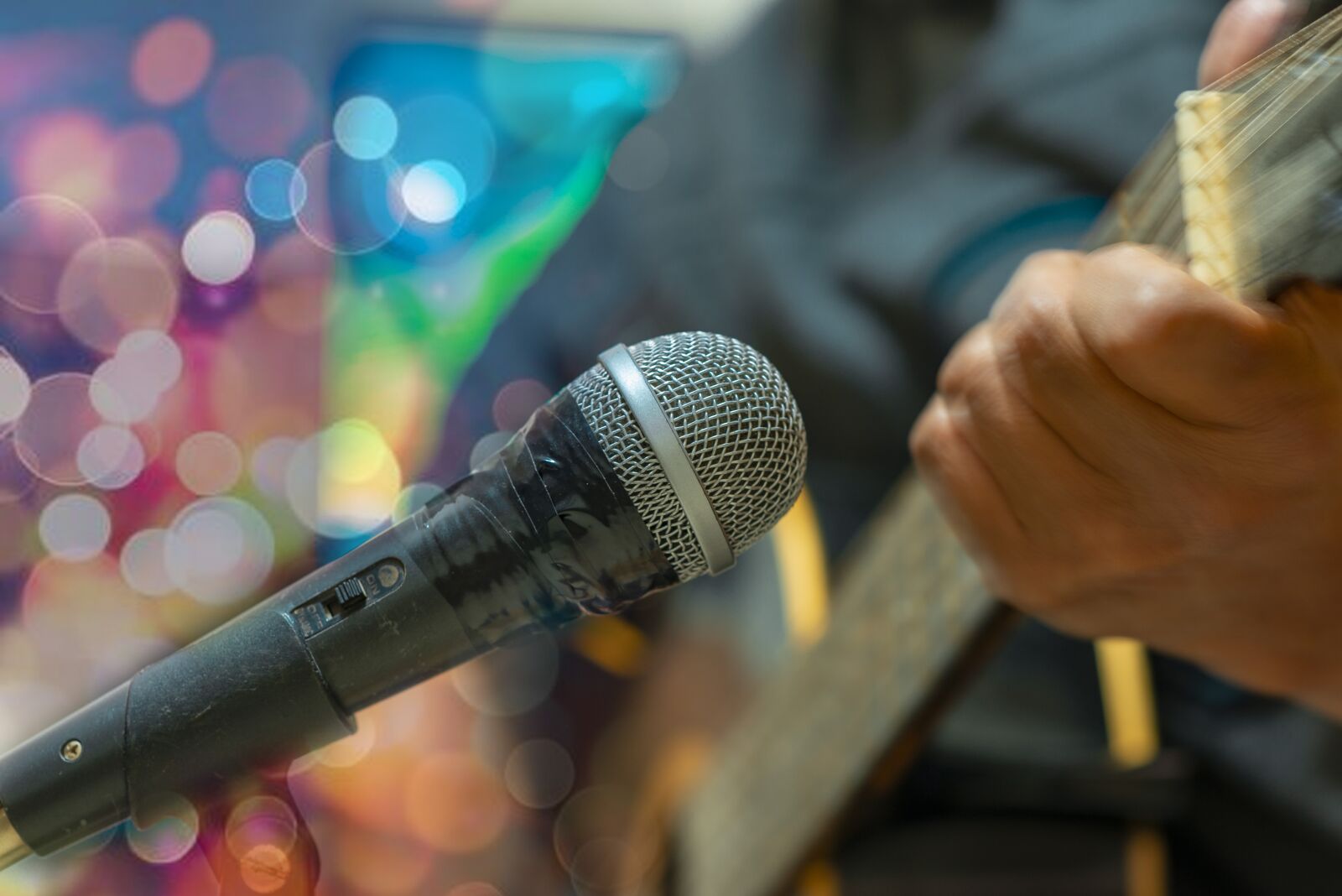 Nikon D600 sample photo. Microphone, singing, music photography
