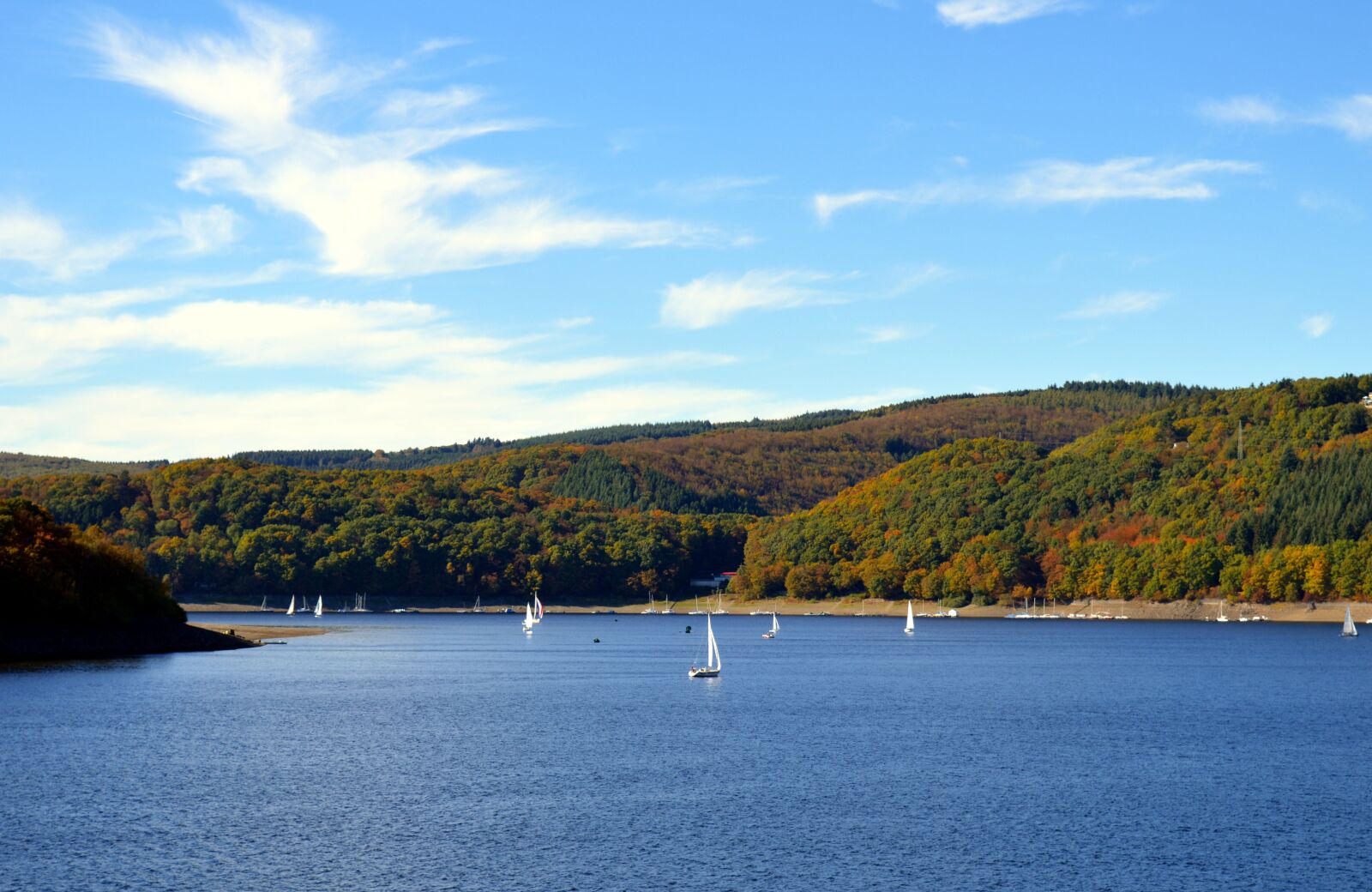 Nikon D3200 sample photo. Rurtalsperre, schwammenauel, eifel photography