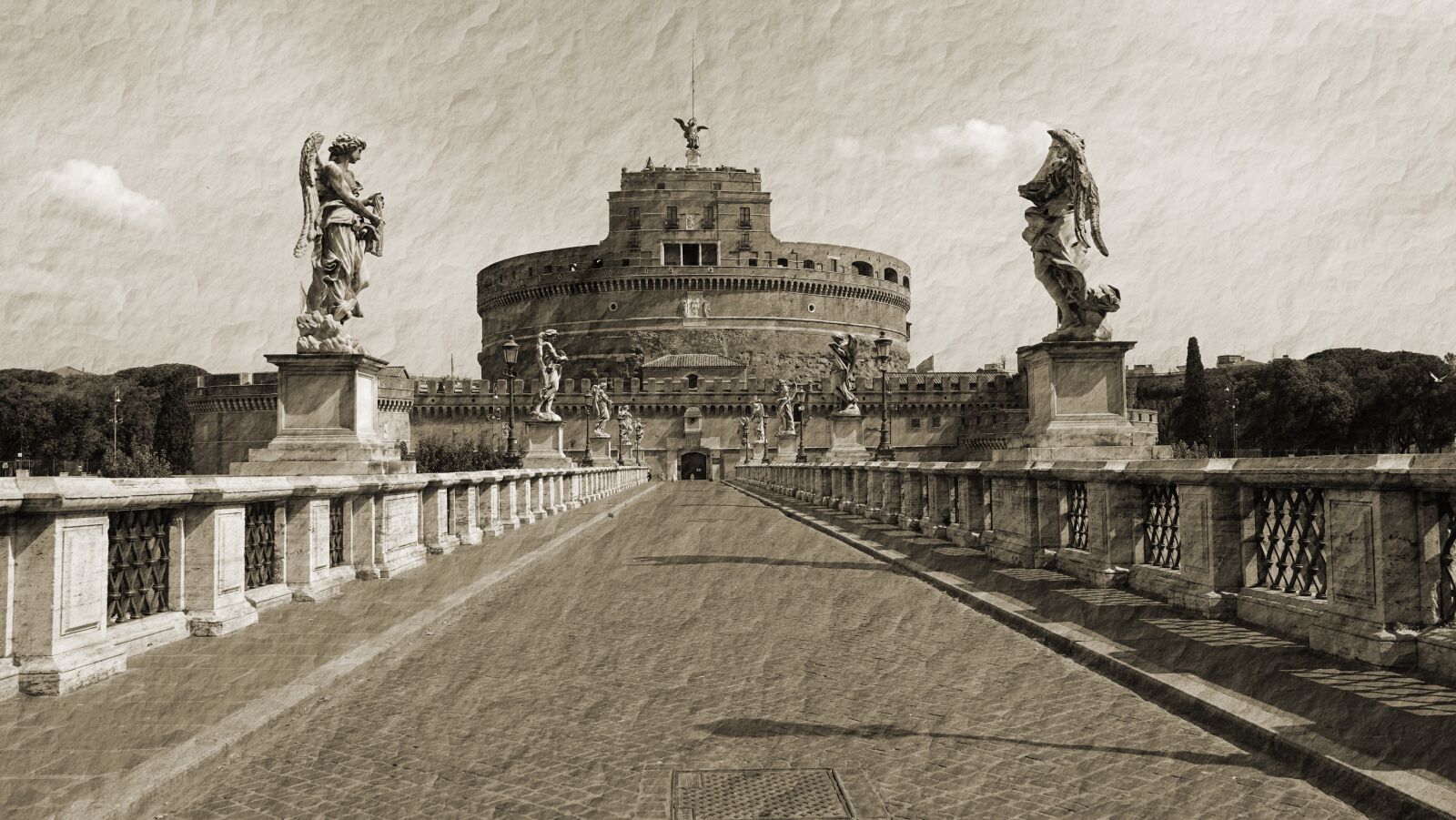 Sony Cyber-shot DSC-RX10 IV sample photo. Lockdown, castel sant'angelo, rome photography
