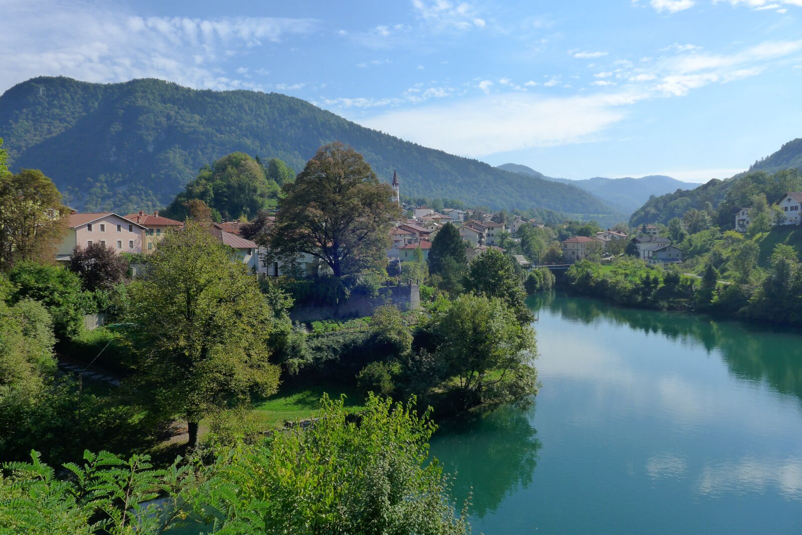 Panasonic Lumix DMC-LX7 sample photo. Slovenia, lake, mountains photography