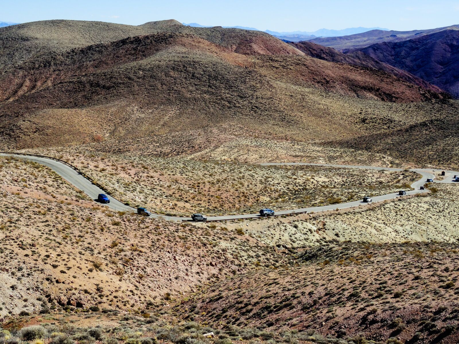 Sony Cyber-shot DSC-HX50V sample photo. Death valley, caravan, autos photography