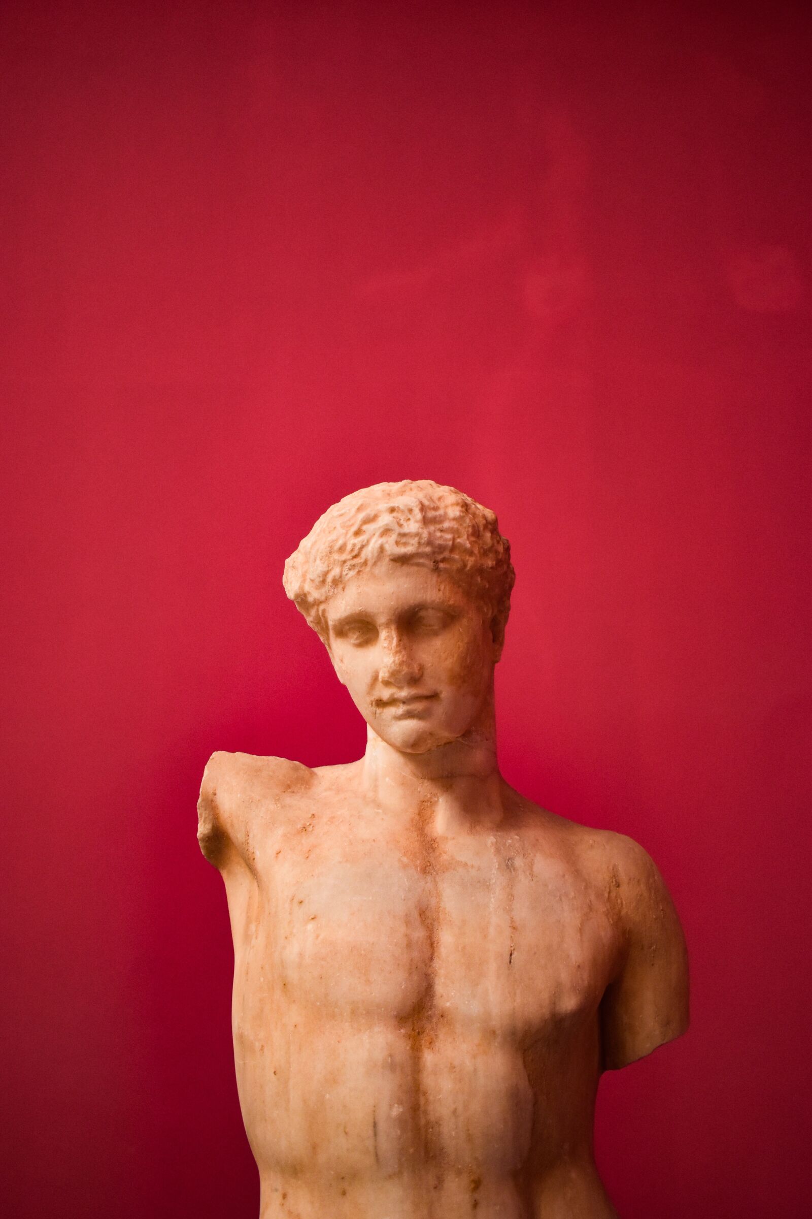 Nikon D5600 sample photo. Greek statue, museum, history photography
