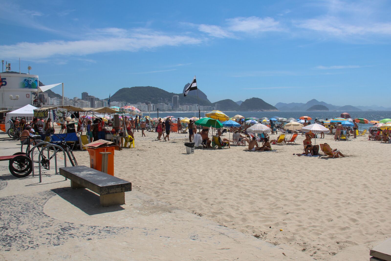 Canon EOS 7D + Canon EF-S 18-200mm F3.5-5.6 IS sample photo. Copacabana, beach, rio de photography