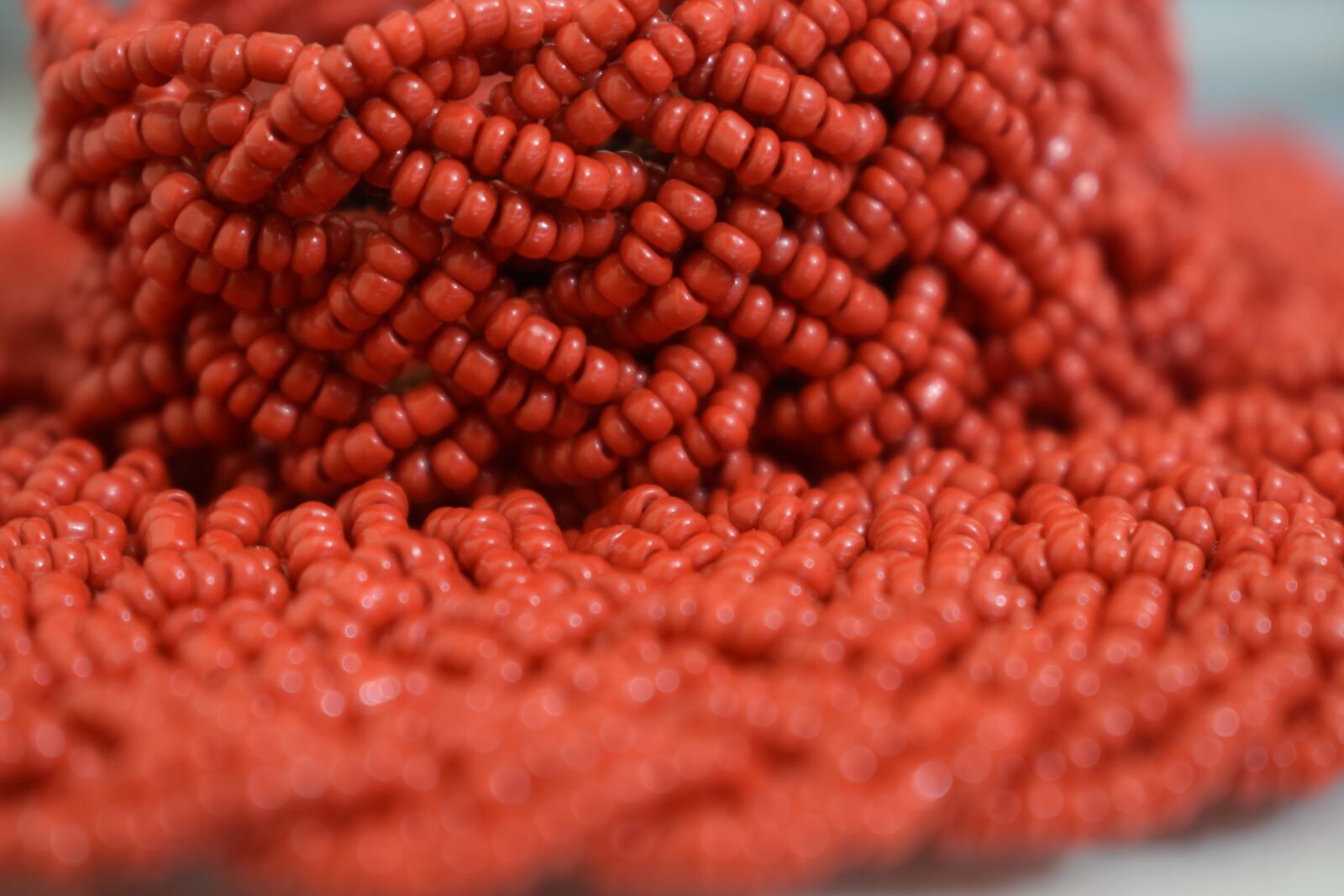 Nikon D5300 sample photo. Necklace, coral, red photography