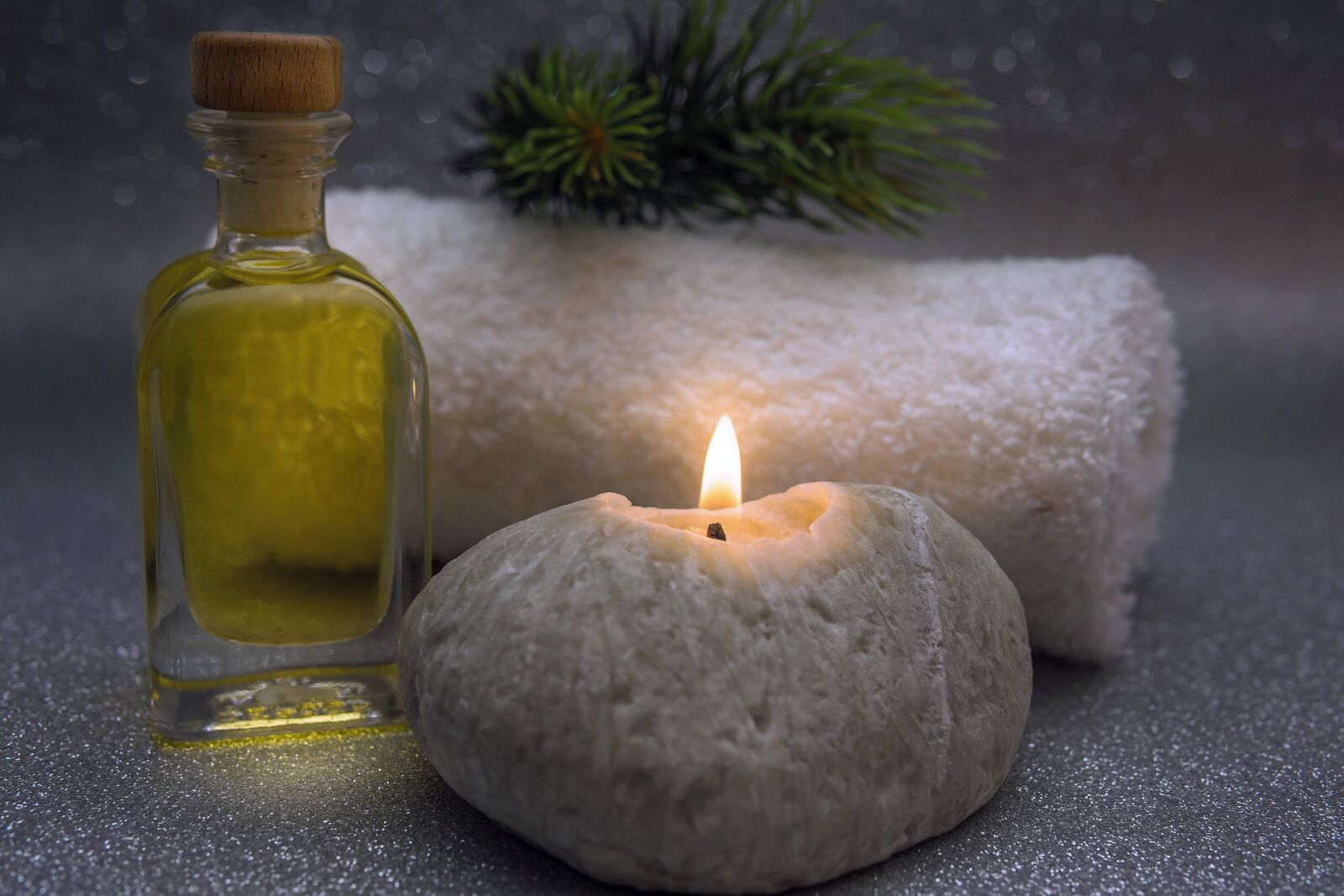 30mm F1.4 DC DN | Contemporary 016 sample photo. Wellness, carafe, towels photography