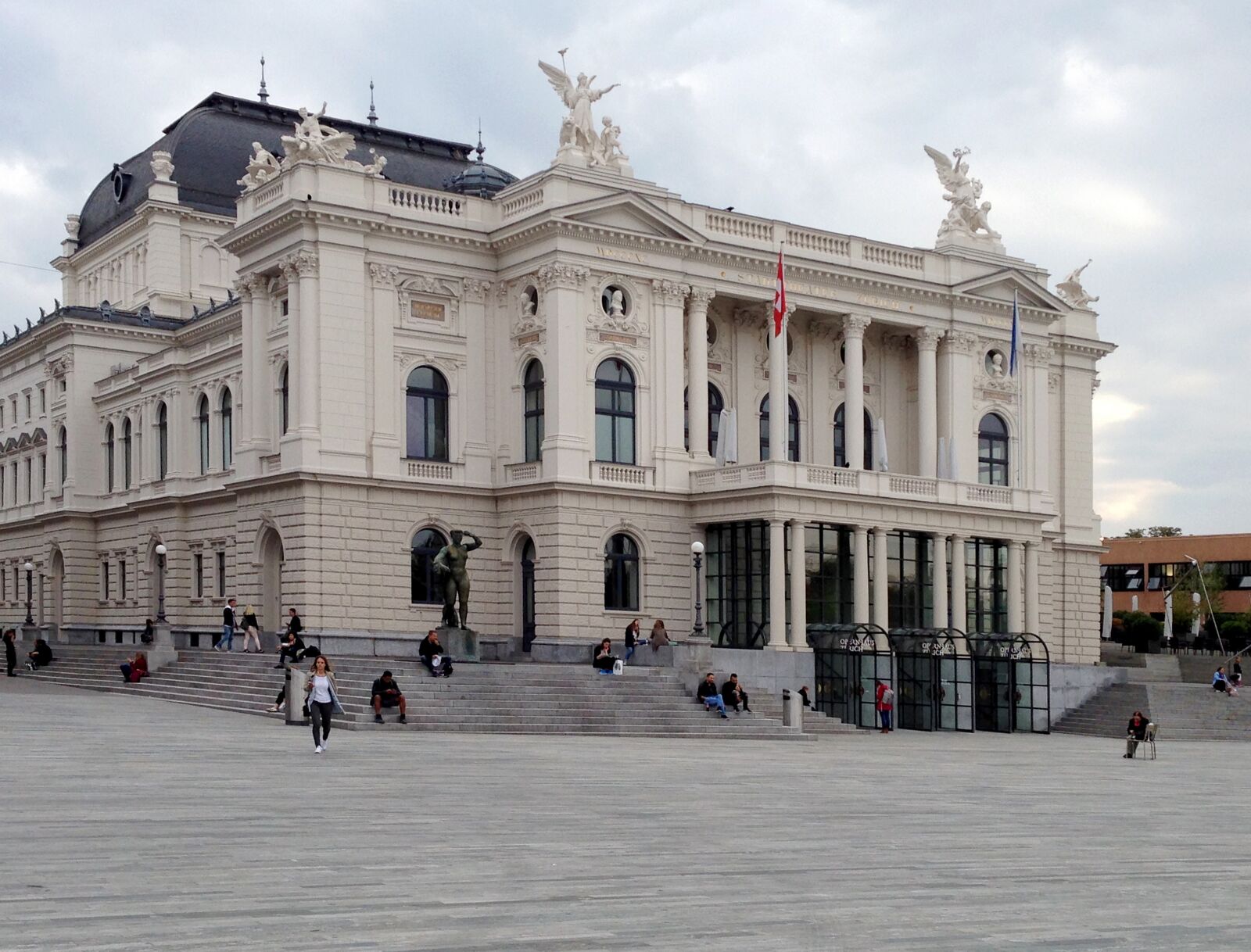 iPhone 5 back camera 4.12mm f/2.4 sample photo. Zurich opera house, zurich photography