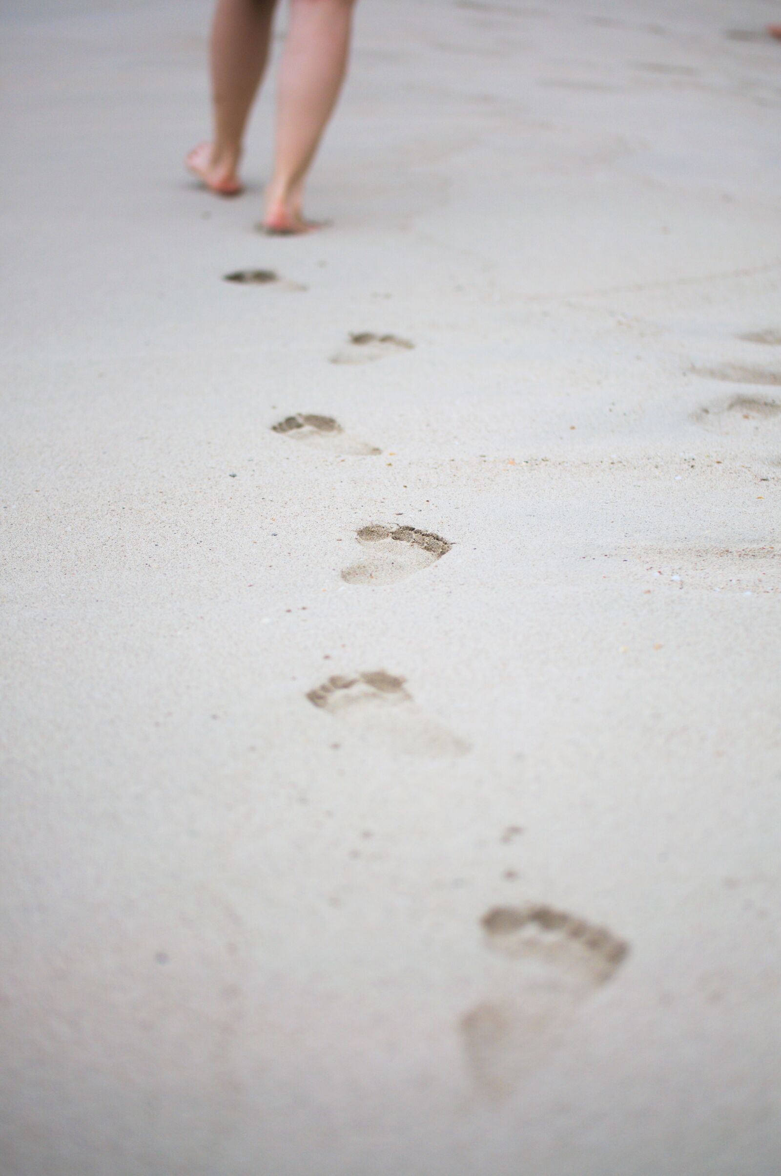 Nikon D90 sample photo. Footsteps, go, reprint photography