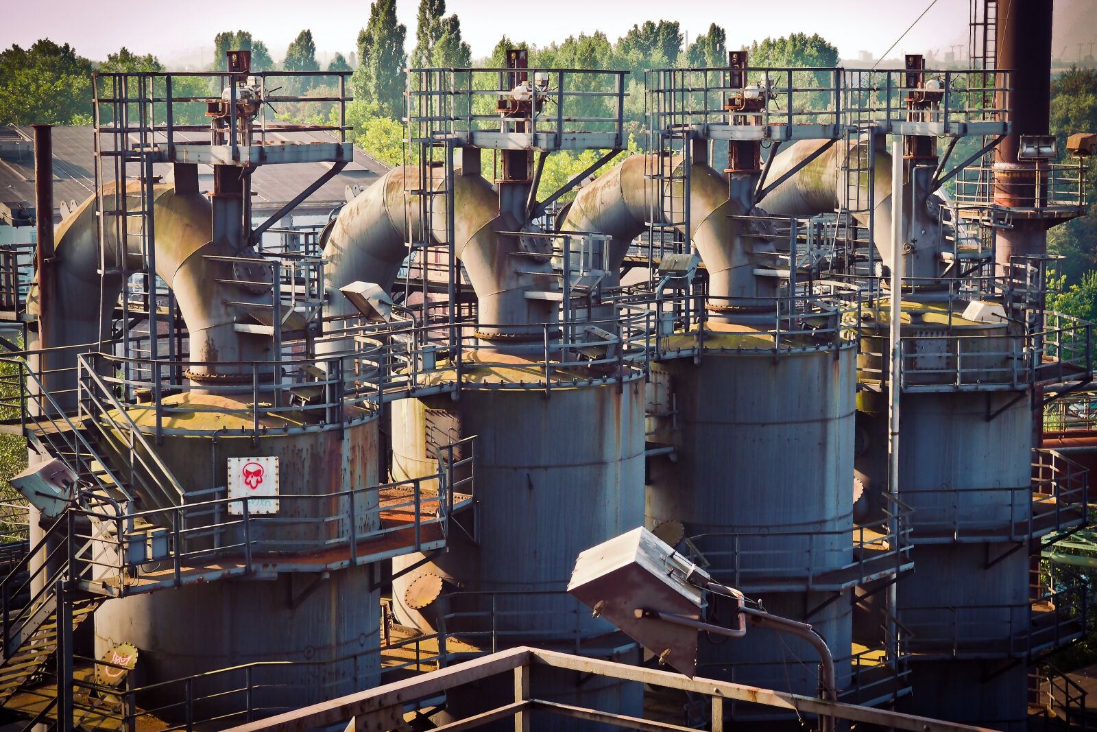 Olympus OM-D E-M10 sample photo. Architecture, industry, factory building photography
