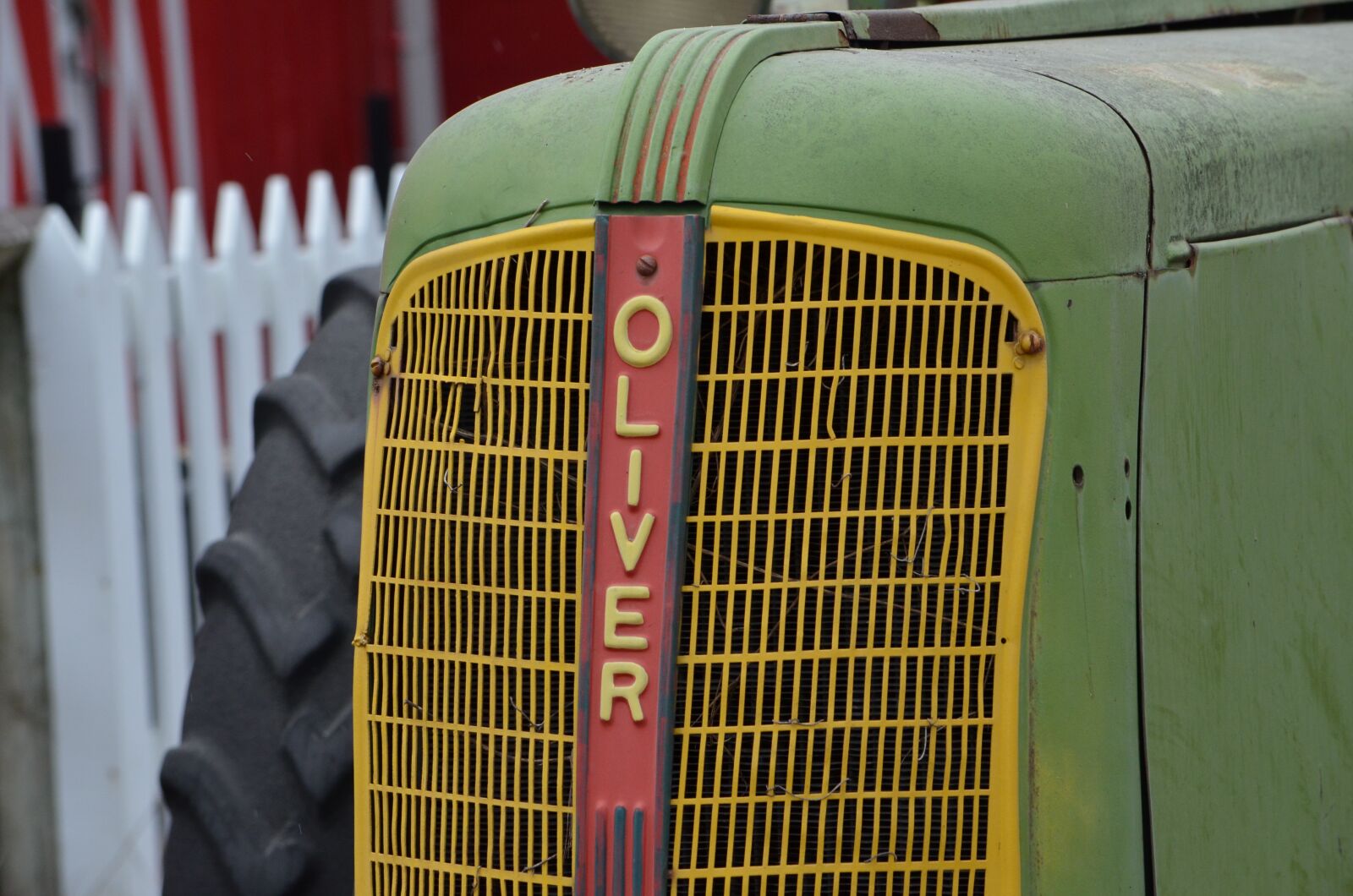 Nikon D7000 sample photo. Oliver, tractor, garden photography