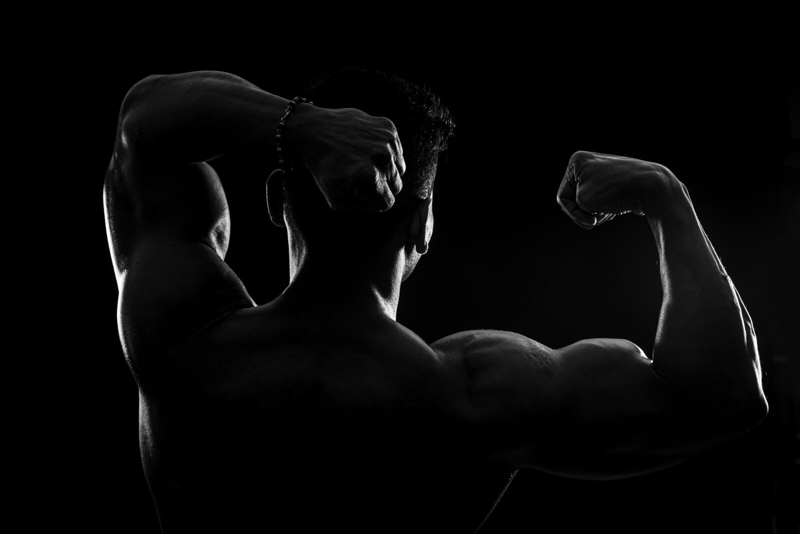Canon EOS R sample photo. Bodybuilder, fitness, silhouette photography