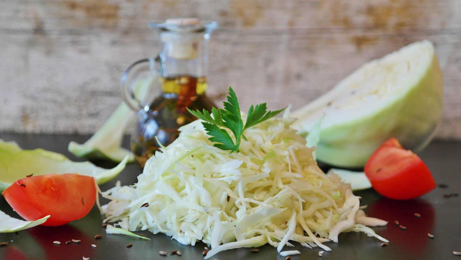Samsung NX20 sample photo. White cabbage, salad, herb photography