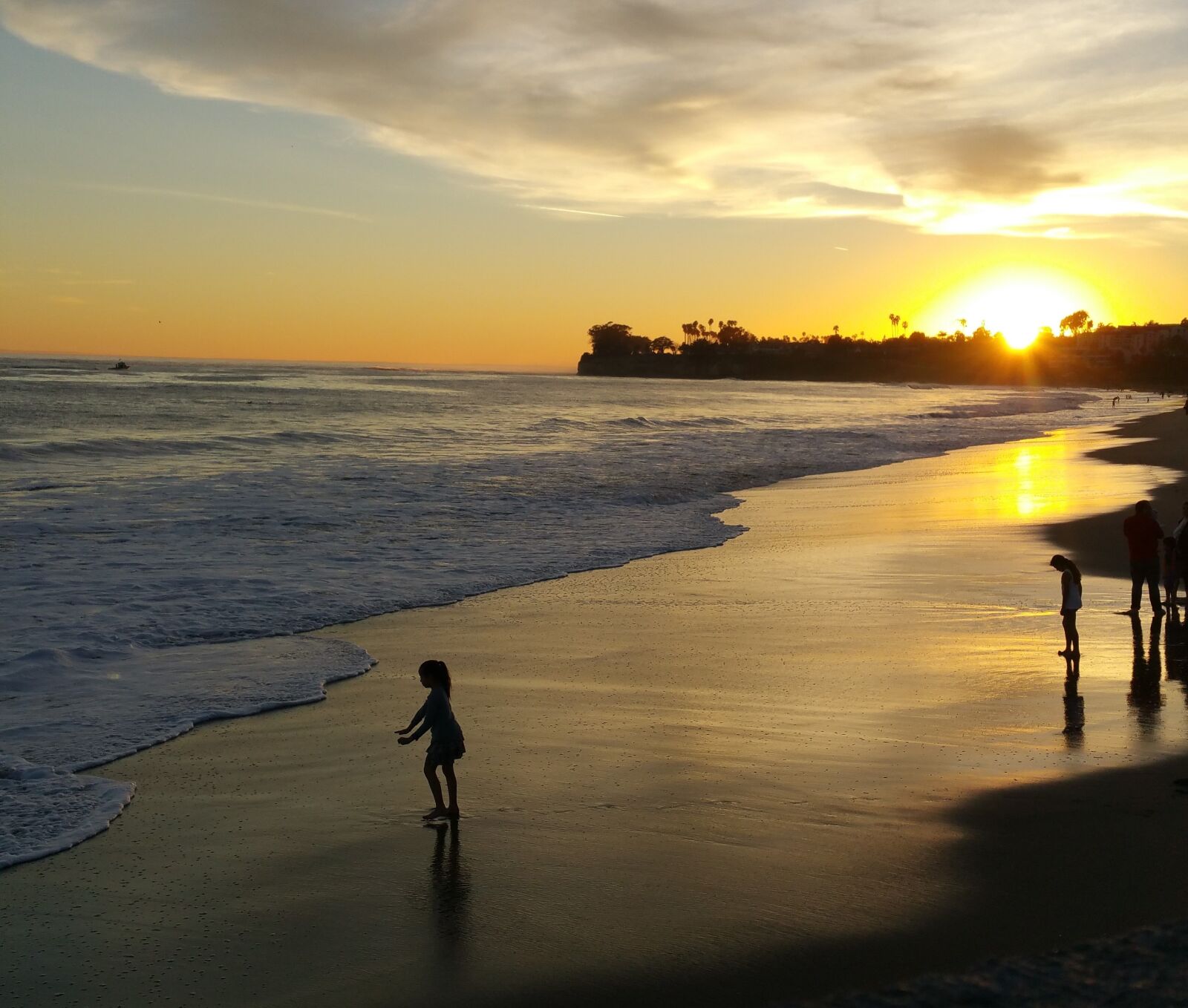 Samsung Galaxy Note4 sample photo. Sunset, ocean, santa barbara photography