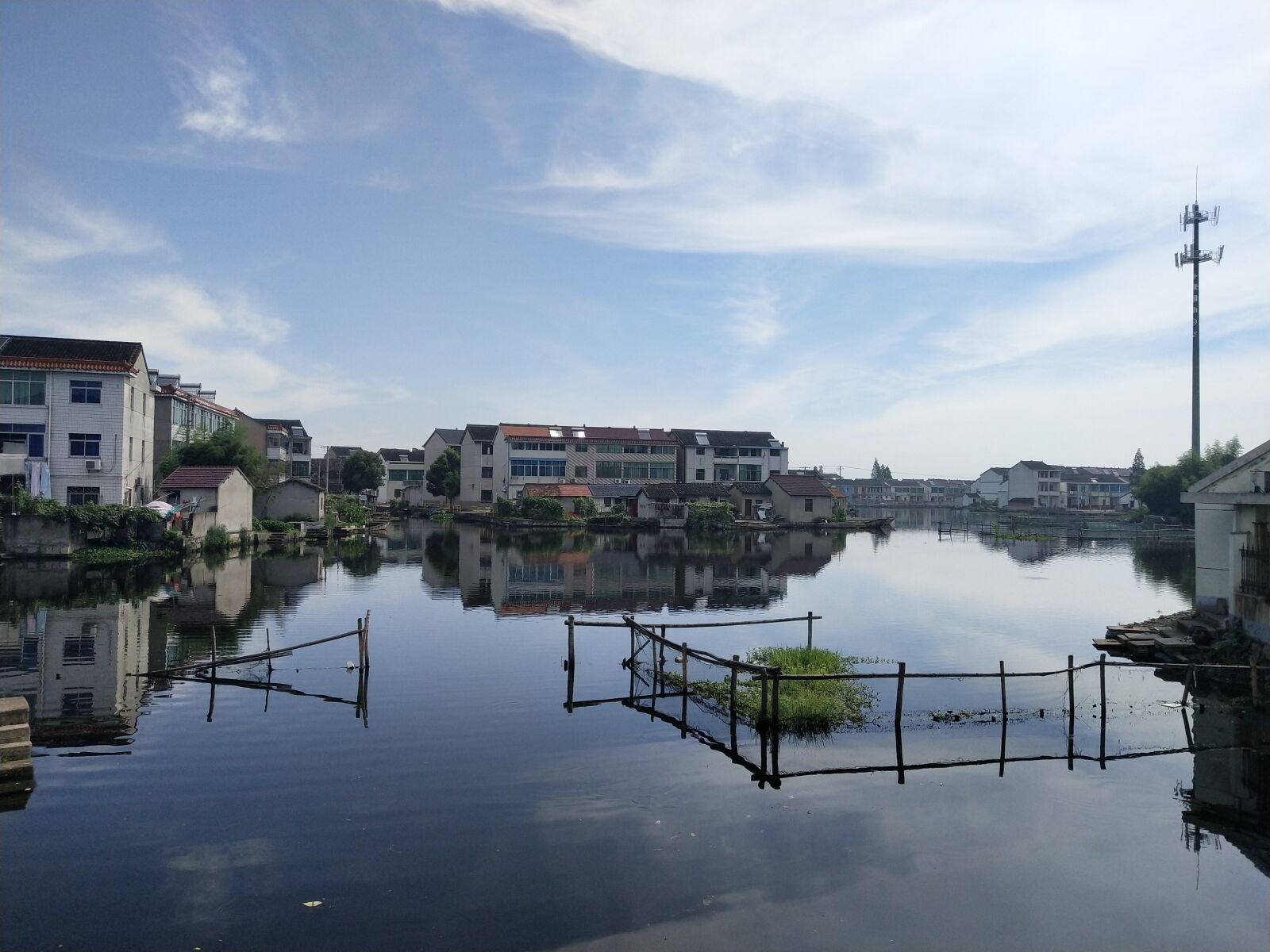 vivo X21 sample photo. Country, blue sky, river photography