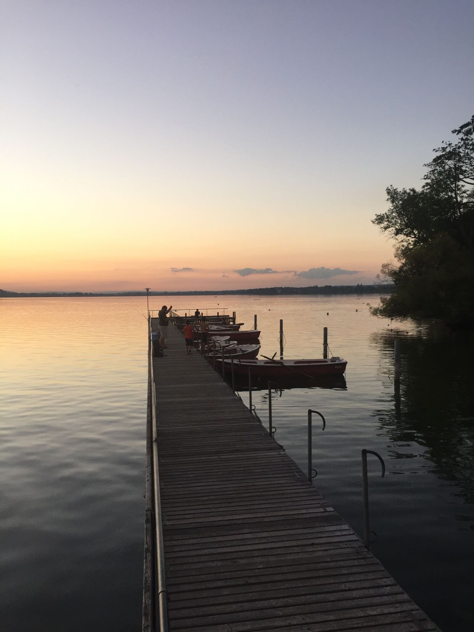 Apple iPhone 6 sample photo. Lake zurich, dusk, switzerland photography