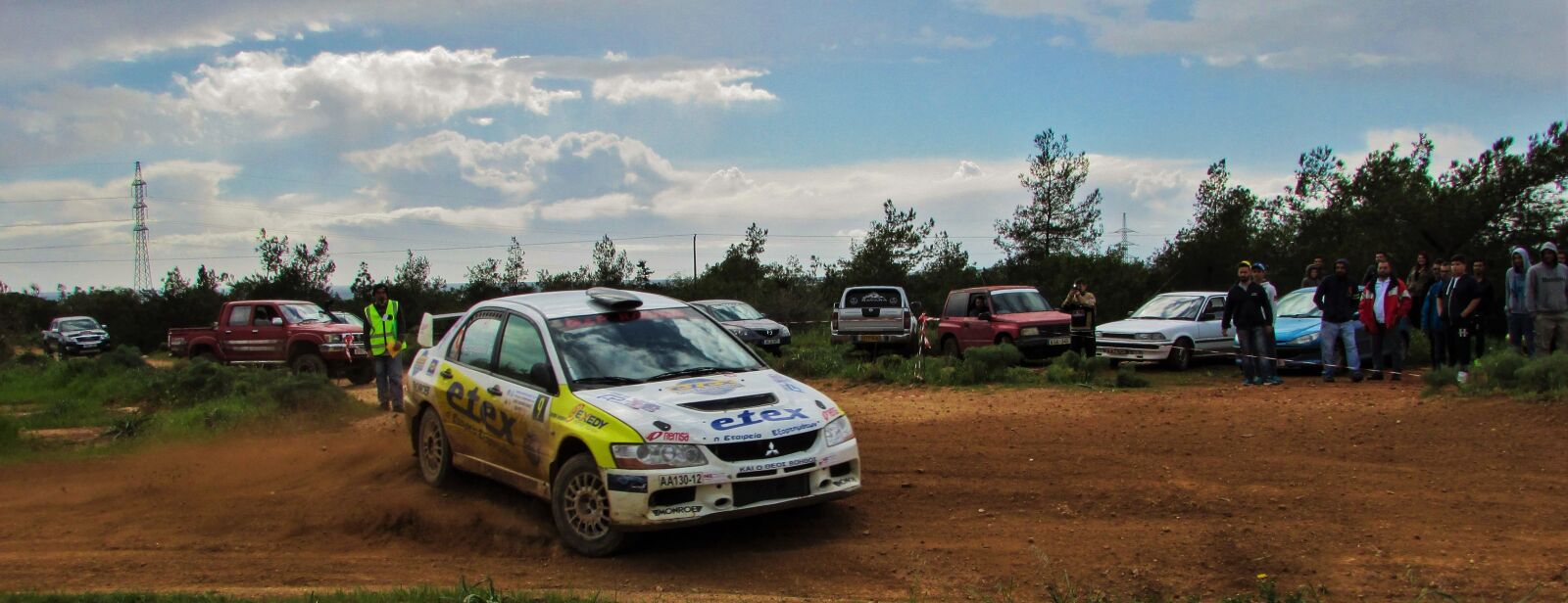 Canon PowerShot SX400 IS sample photo. Rally, car, competition photography