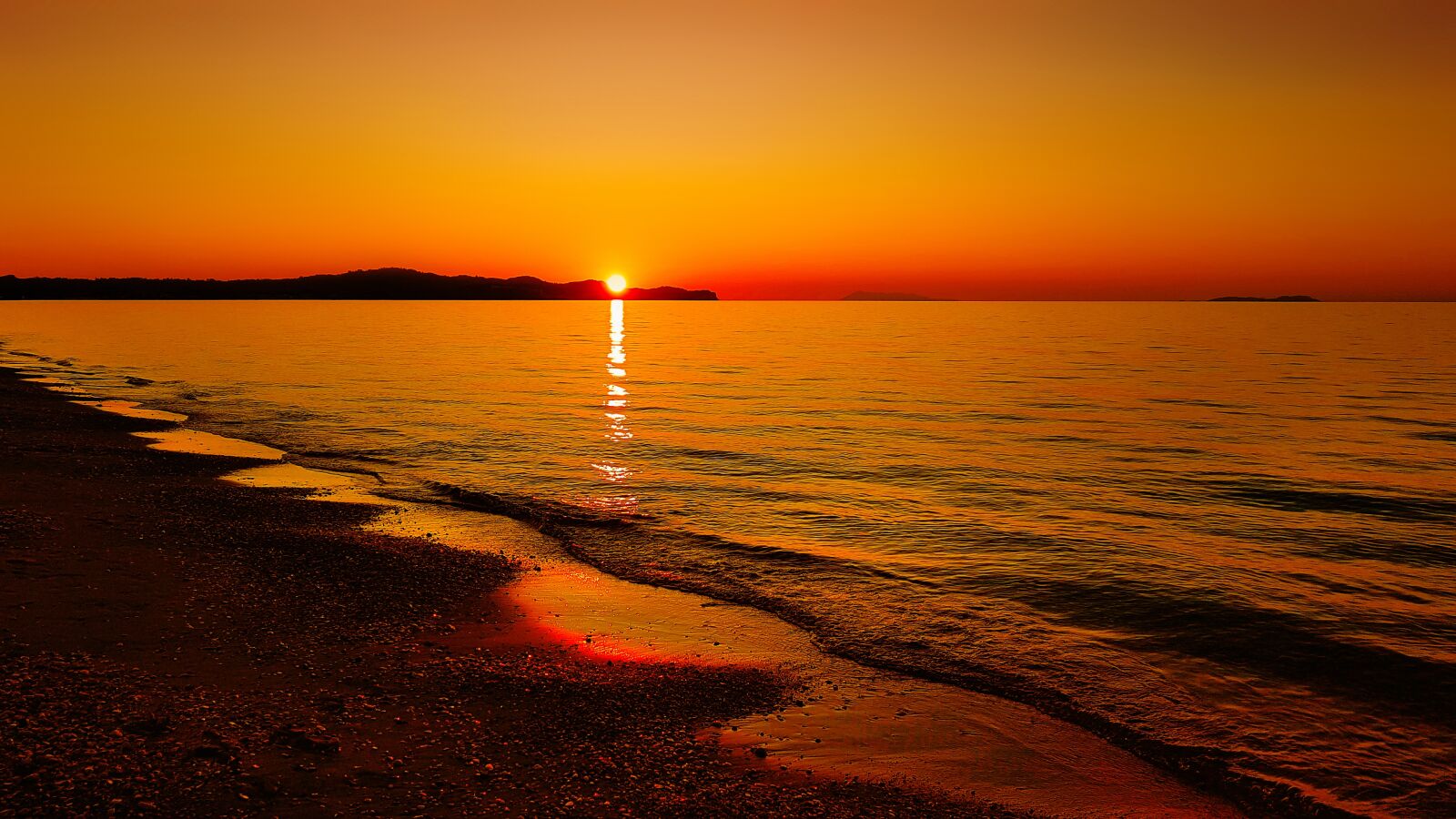 Samsung Galaxy S7 Edge sample photo. Sunset, sea, abendstimmung photography