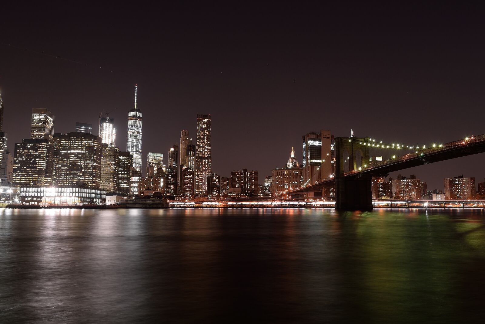 Nikon D3300 sample photo. New york, brooklyn bridge photography