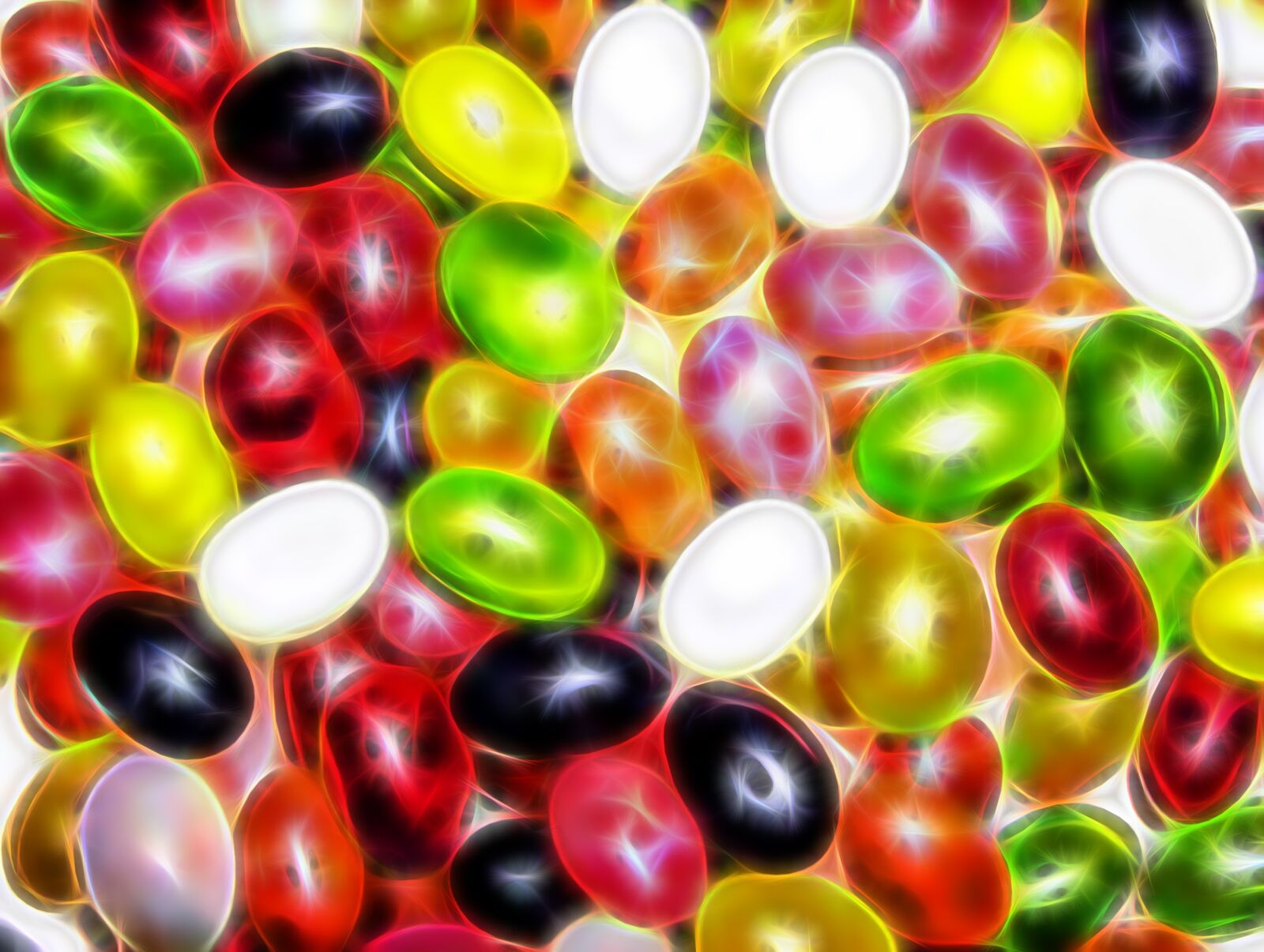 HP PHOTOSMART R707 (V01.00) sample photo. Jellybeans, candy, fractalius photography