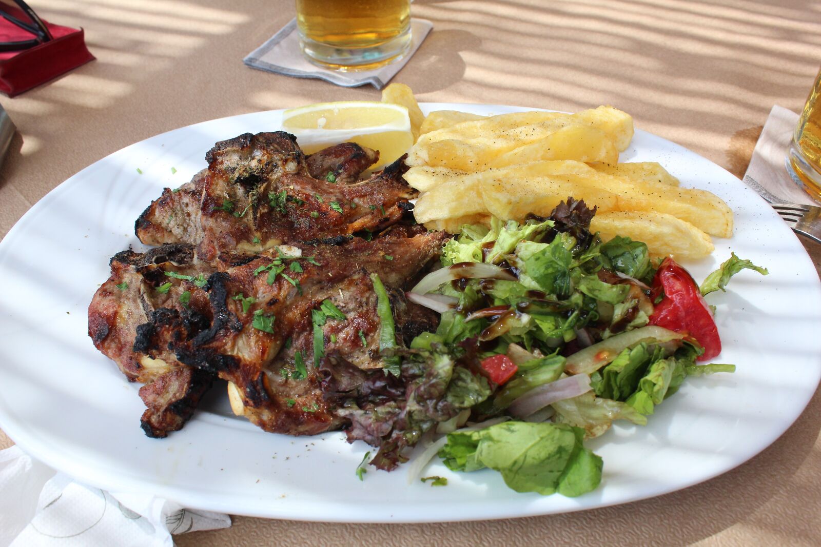 Canon EOS 600D (Rebel EOS T3i / EOS Kiss X5) sample photo. Grill, lamb, nutrition photography