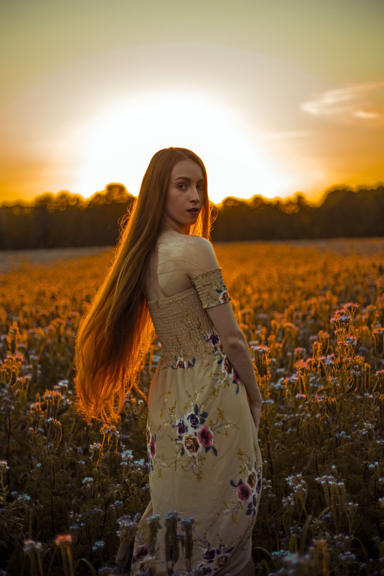 Canon EF 50mm F1.8 II sample photo. Girl, redhead, model photography