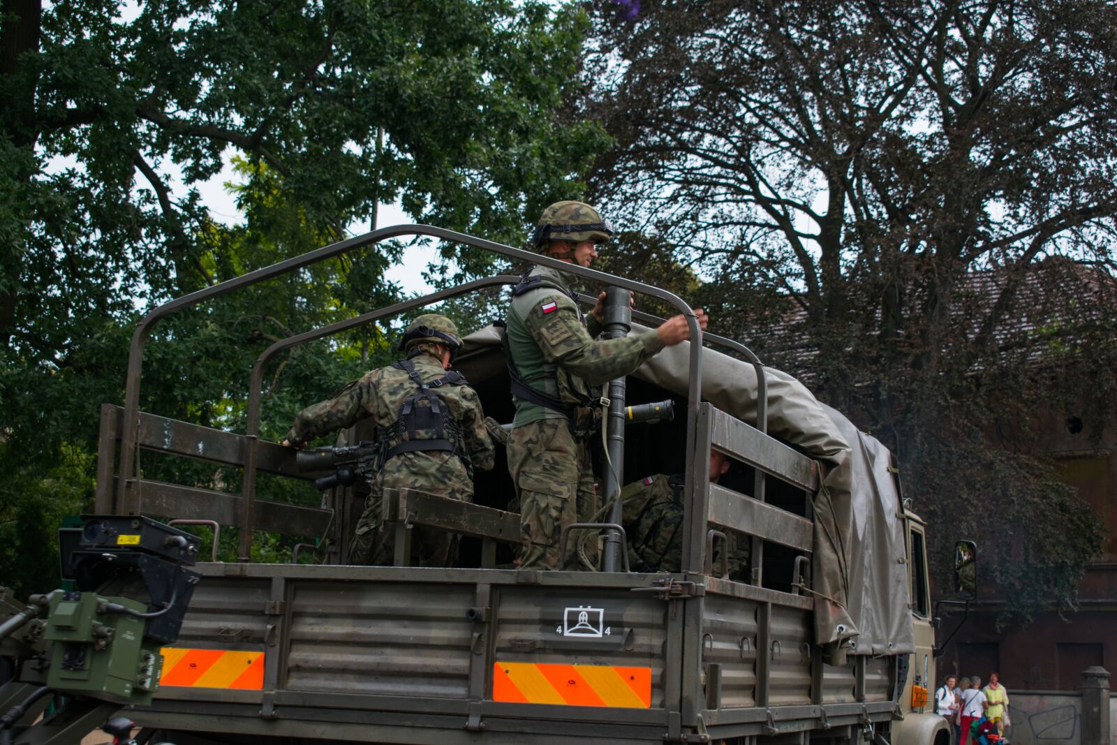Nikon D3300 sample photo. Poland, truck, soldiers photography