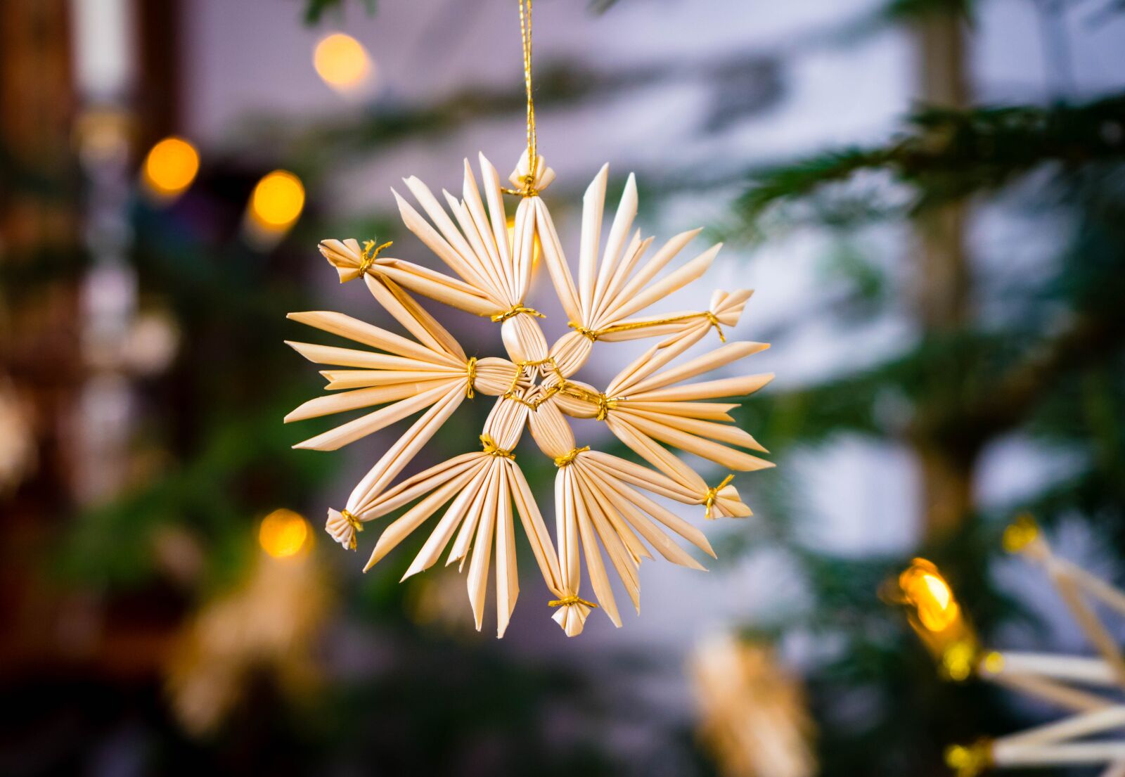 Sony a7 II + Sony FE 28-70mm F3.5-5.6 OSS sample photo. Strohstern, christmas, christmas tree photography