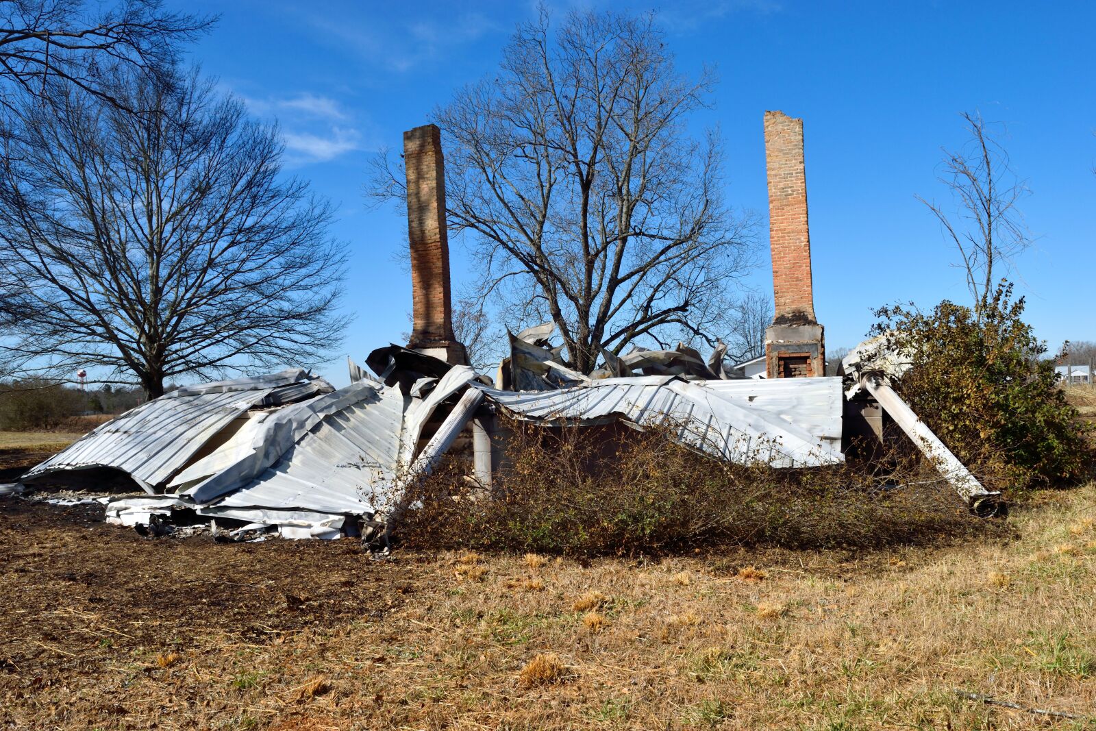 Nikon D3300 sample photo. Home destruction, damaged, fire photography