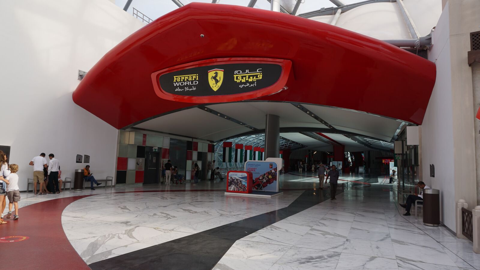 Sony a6000 sample photo. Ferrari world, abu dhabi photography