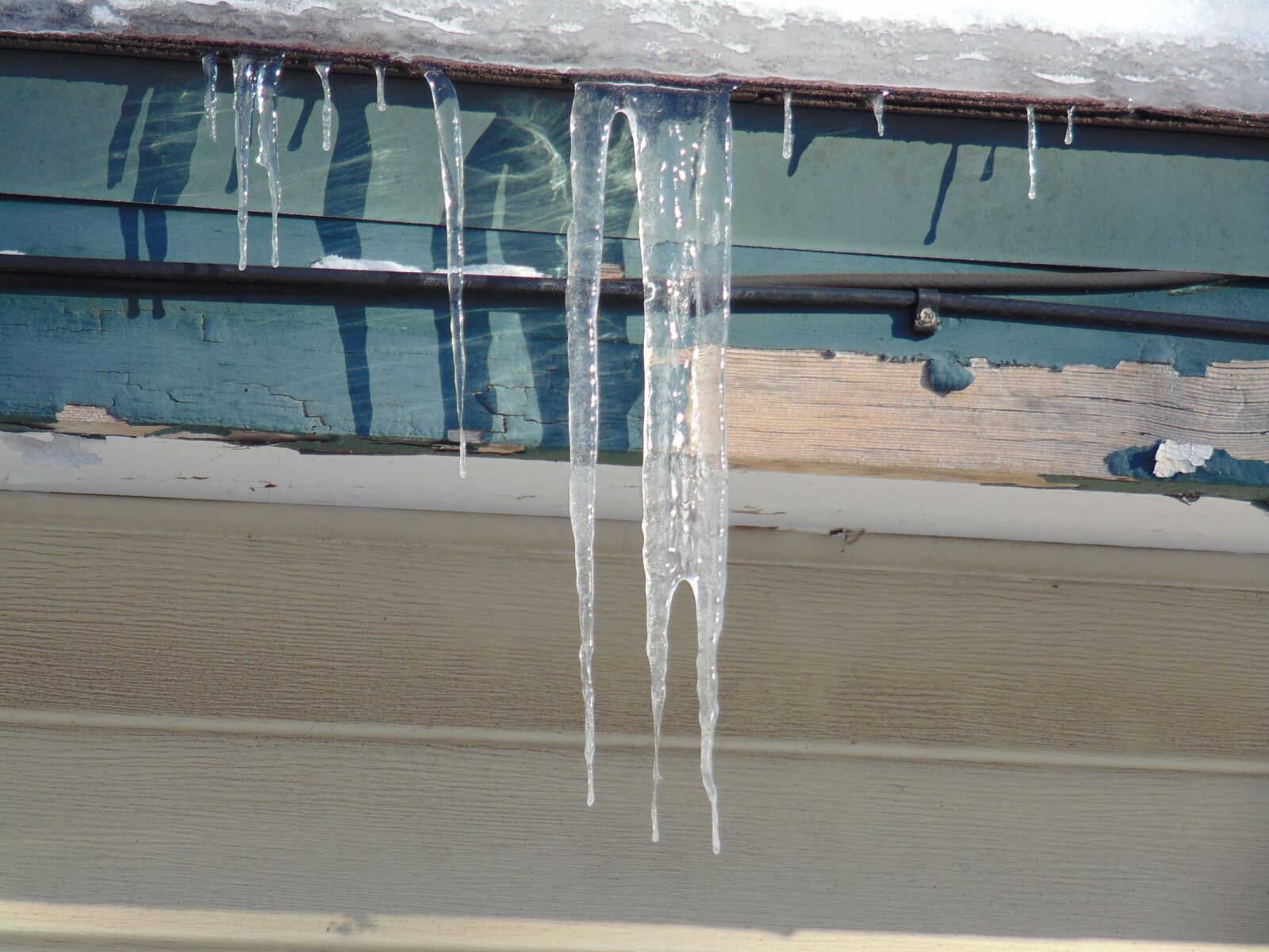 Sony Cyber-shot DSC-H300 sample photo. Winter, snow, icicle photography
