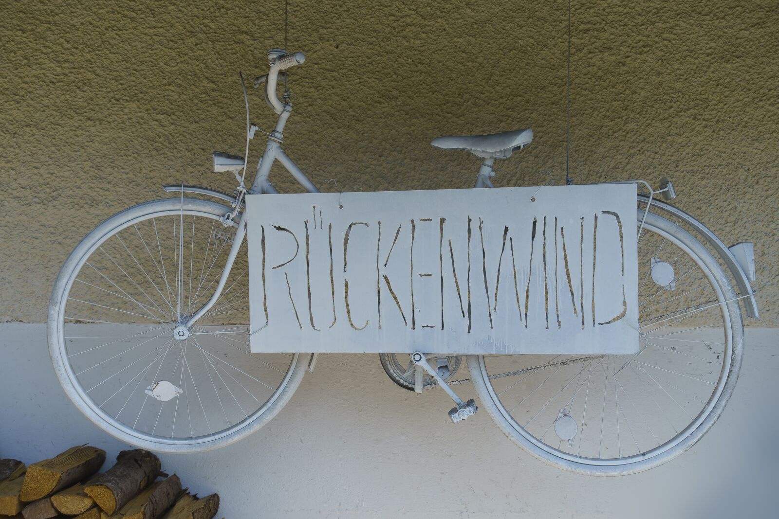 Sony Cyber-shot DSC-RX100 III sample photo. Bike, white, parking sign photography