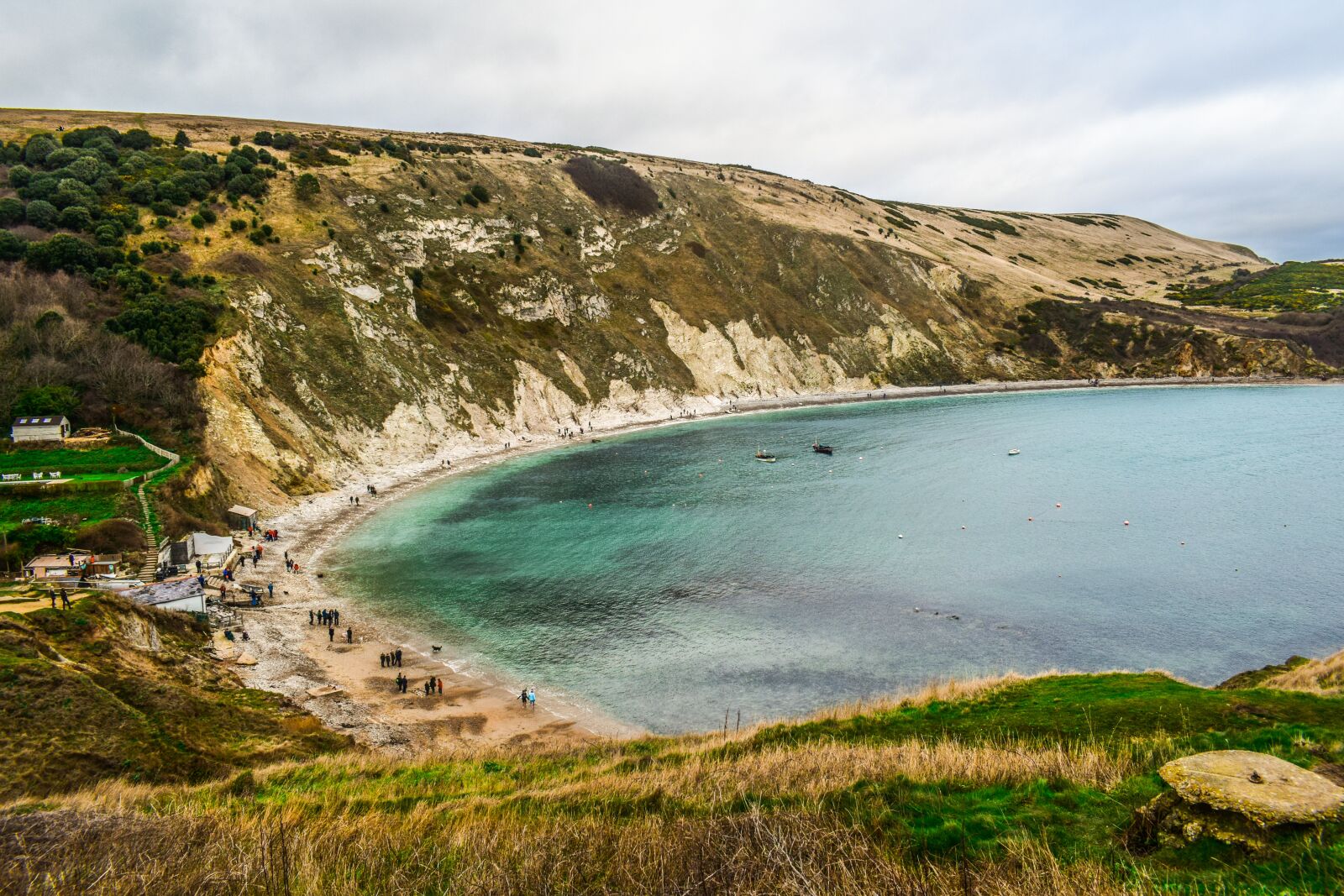 Nikon D3300 sample photo. Lulworth cove, landscape, beach photography