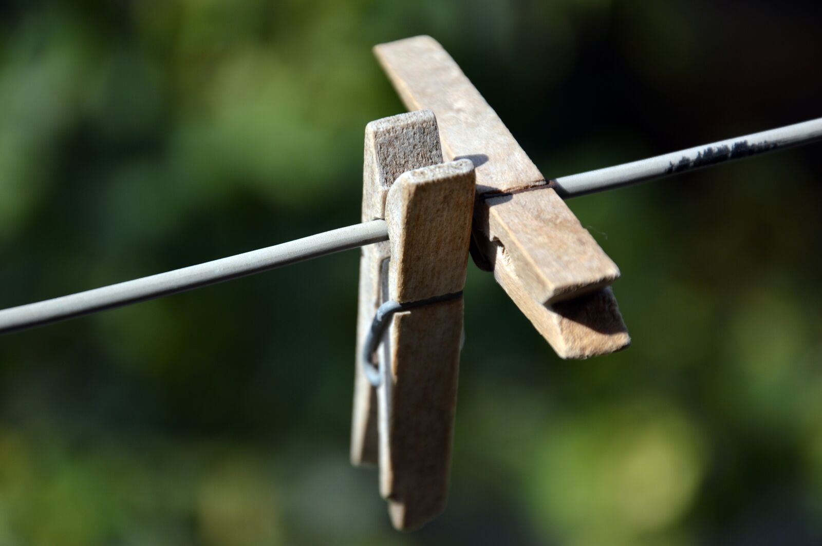 Nikon D3200 sample photo. Clothespins, clamp, wood photography