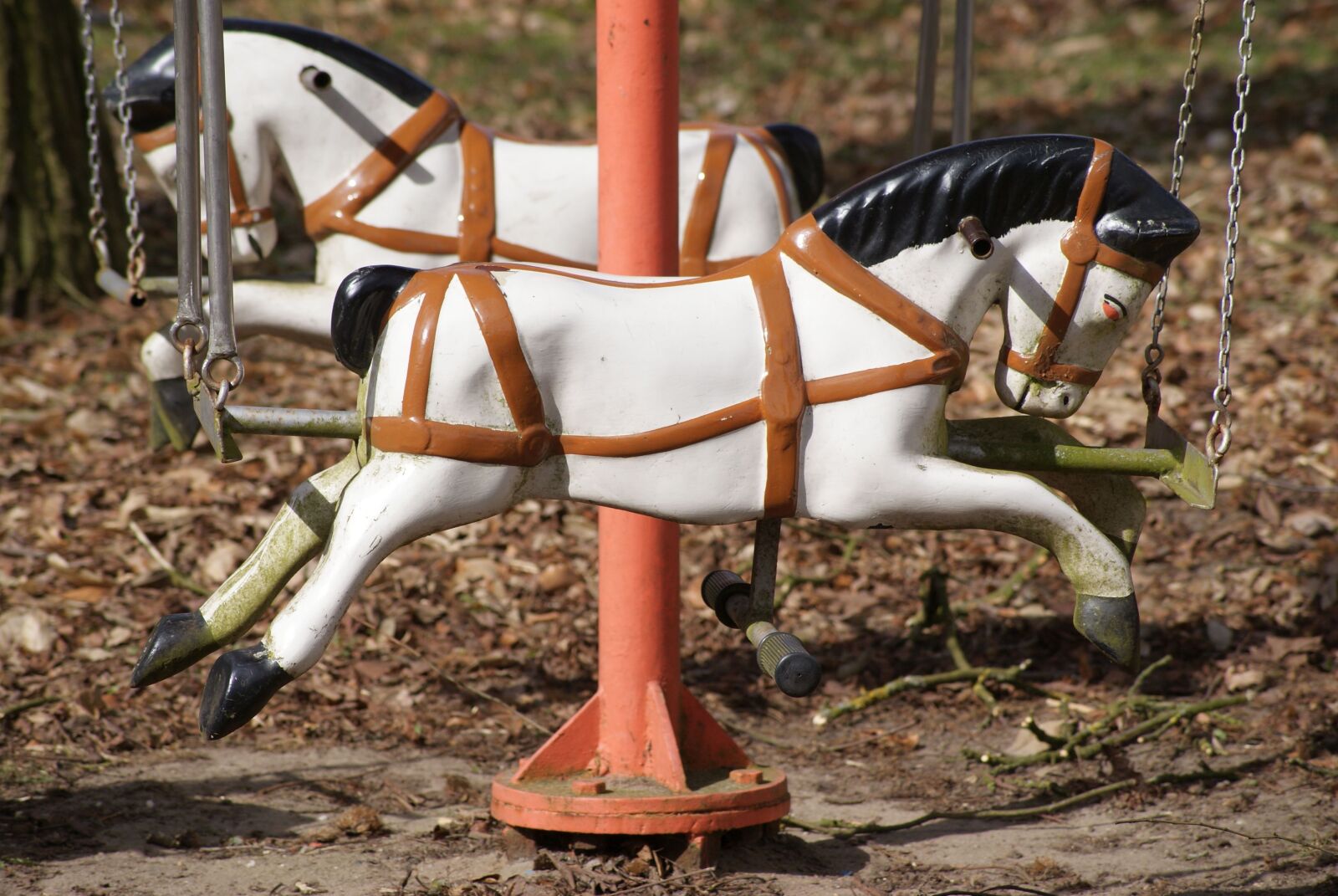 Sony Alpha DSLR-A200 sample photo. Kettenkarussel, carousel, year market photography