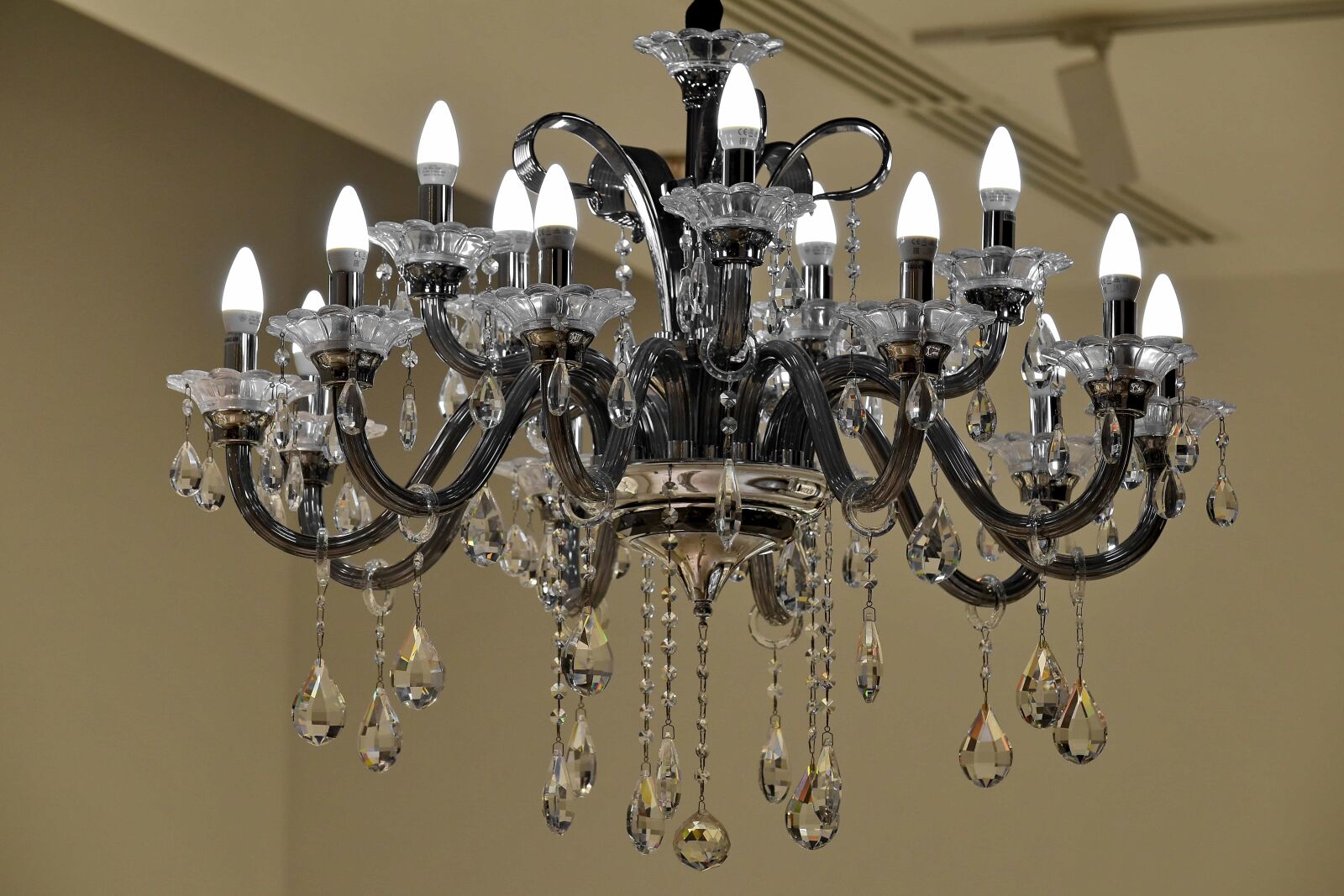 Nikon D5500 sample photo. Antiquity, baroque, crystal, chandelier photography