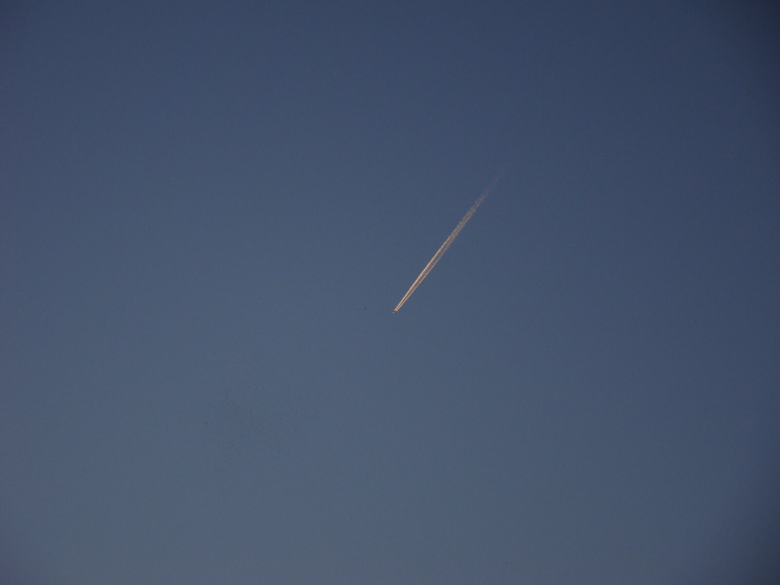 Sony Cyber-shot DSC-H50 sample photo. Plane, sky photography