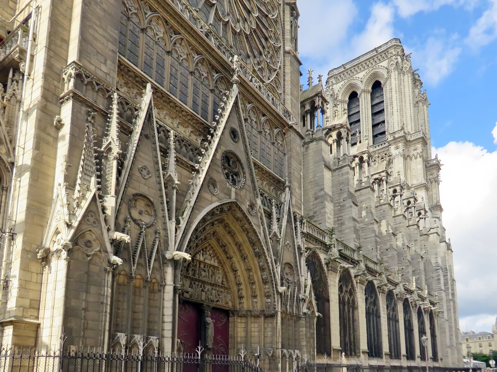 Canon PowerShot SX270 HS sample photo. Paris, notre-dame, north side photography