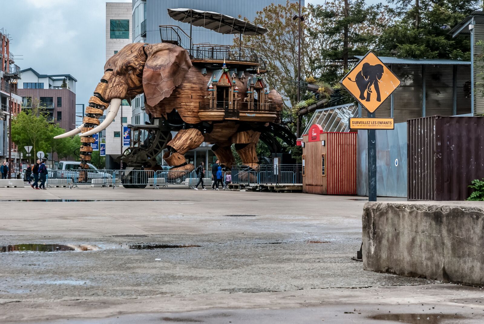 Nikon D80 sample photo. Elephant, city, nantes photography