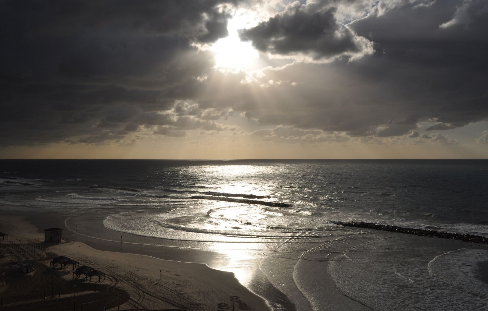 Nikon D5000 sample photo. Beach, sunset, sky photography