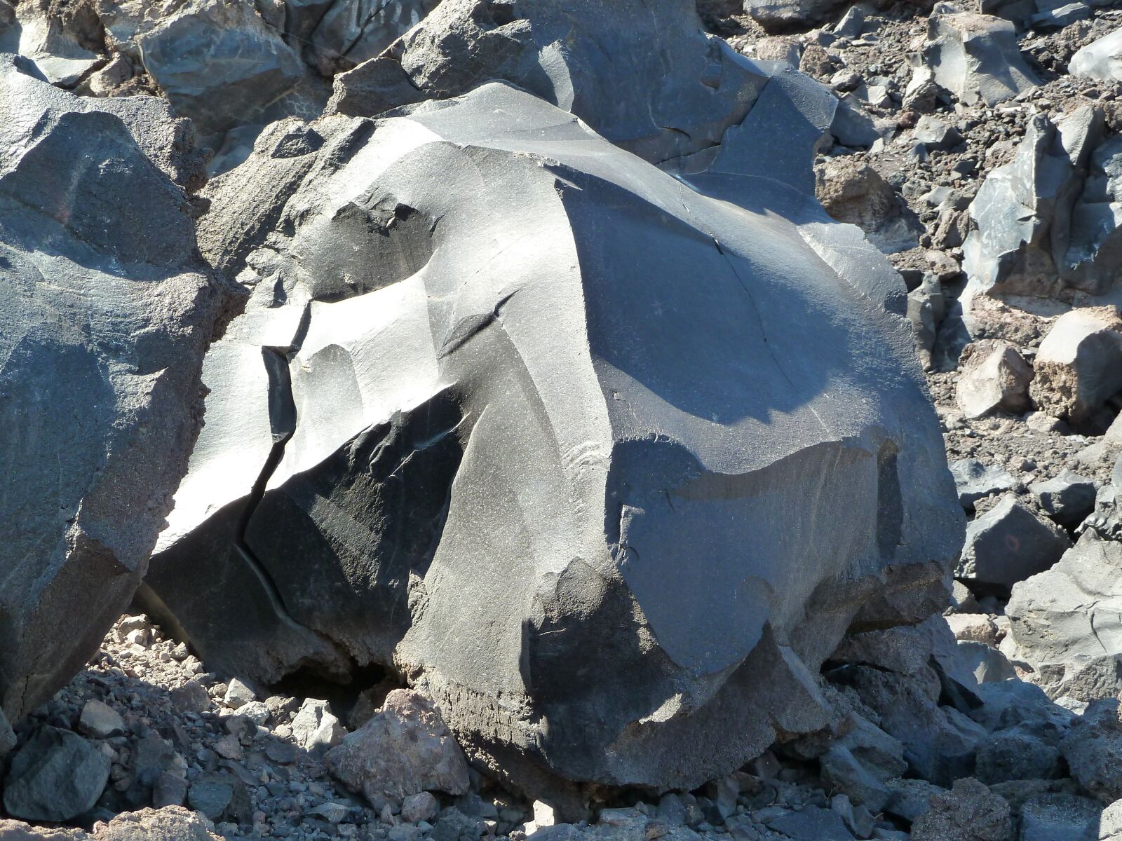 Panasonic Lumix DMC-ZS7 (Lumix DMC-TZ10) sample photo. Lava, volcano, santorini photography