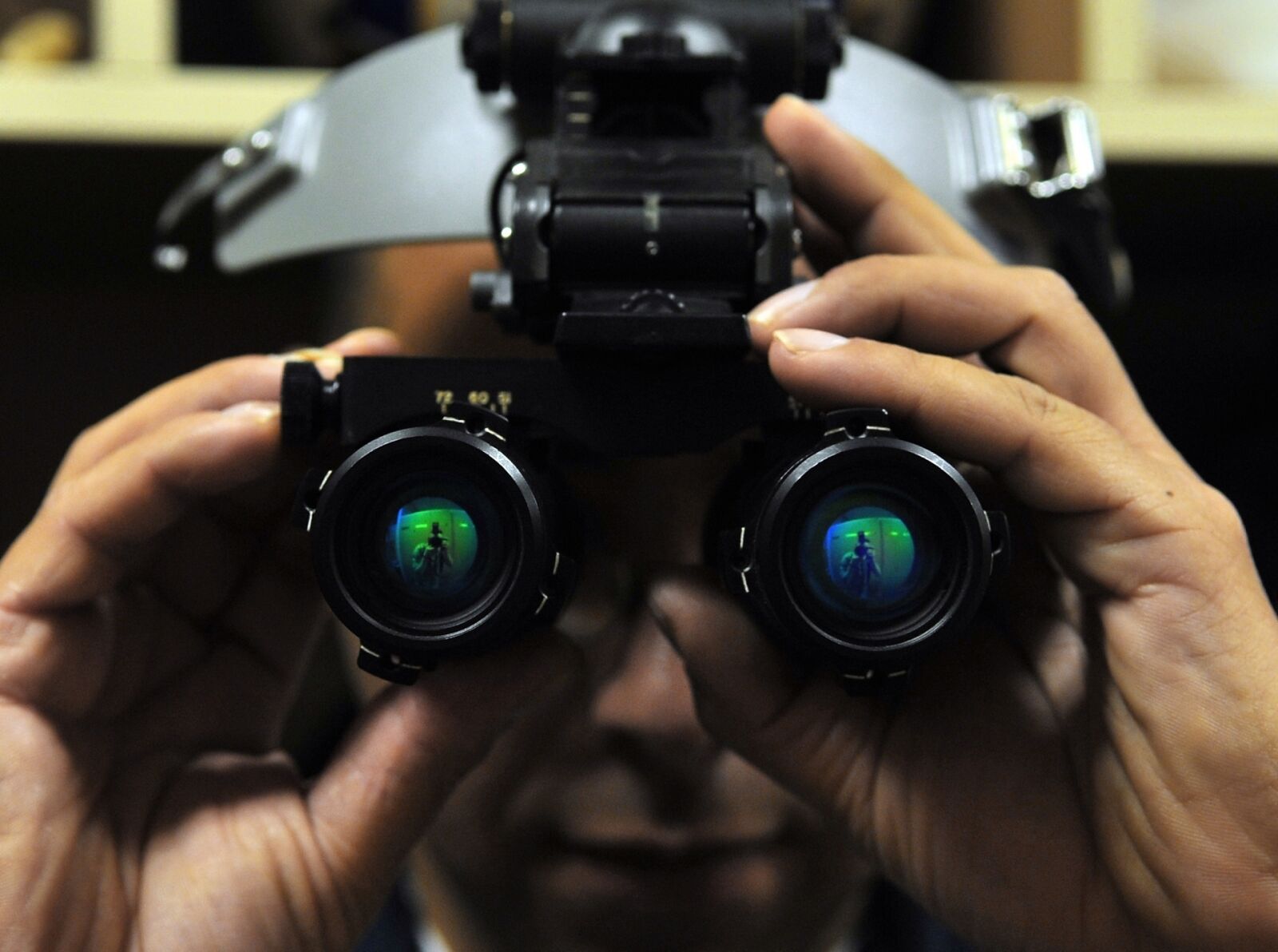 Nikon D3 sample photo. Night vision goggles, sight photography