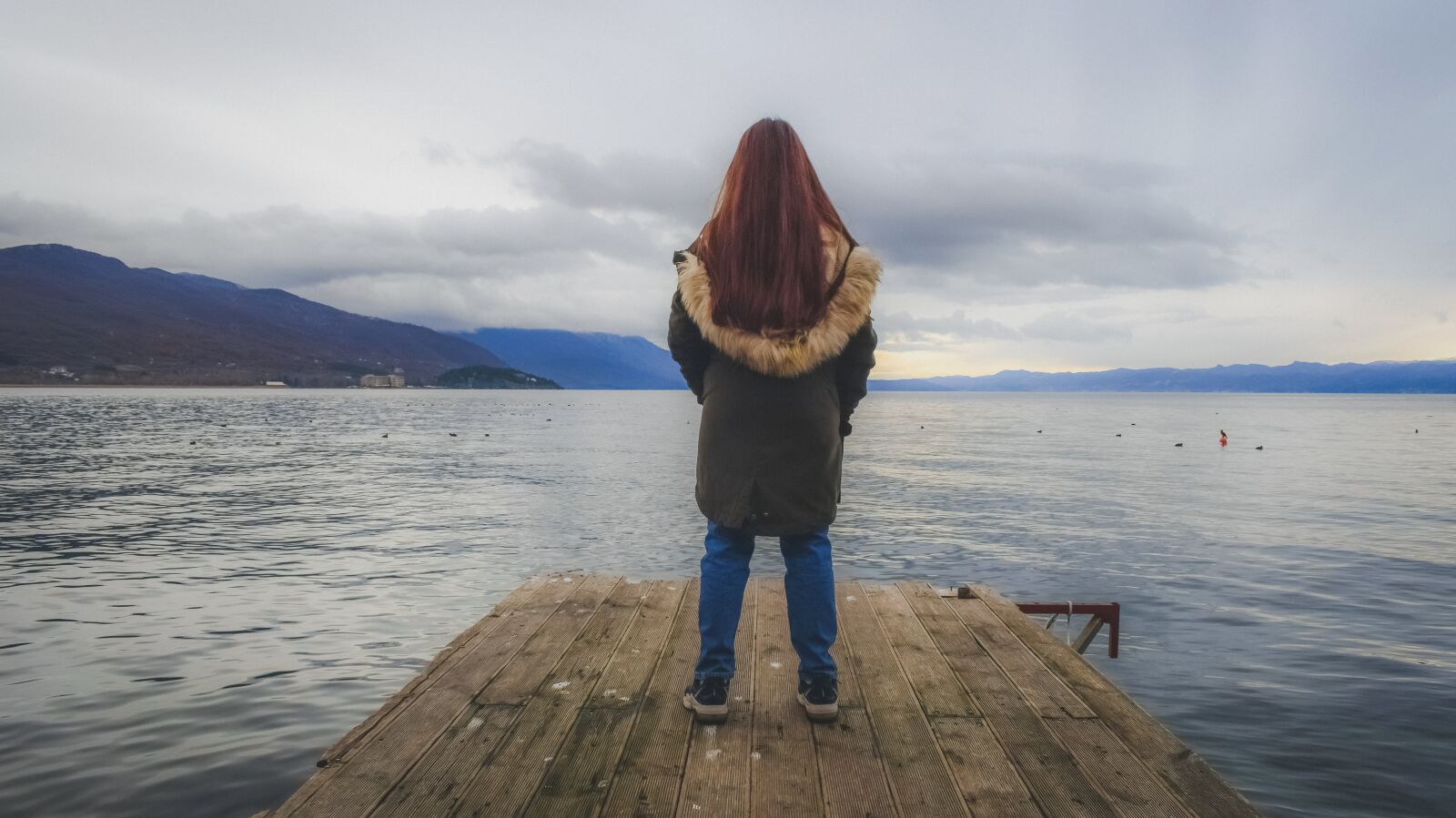 Nikon D3300 sample photo. Girl, pier, lake photography