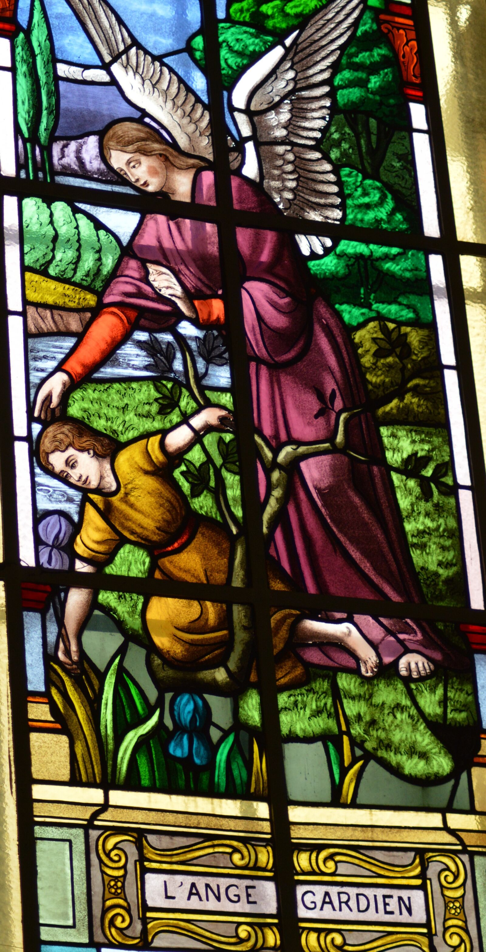 Nikon D3200 sample photo. Stained glass, window, church photography