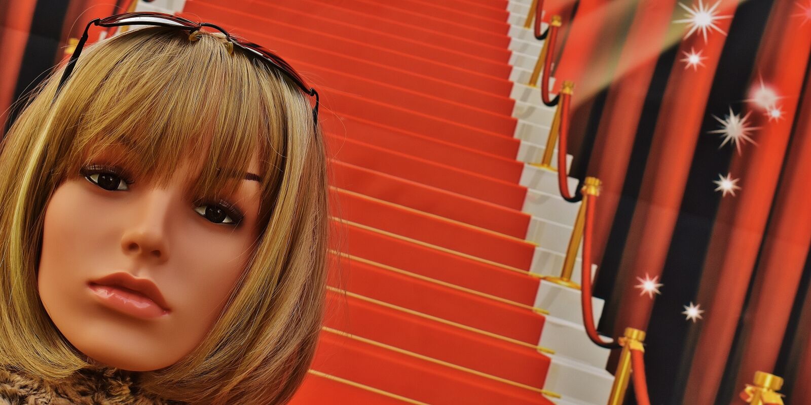 Nikon D7200 sample photo. Red carpet, stairs, glamour photography