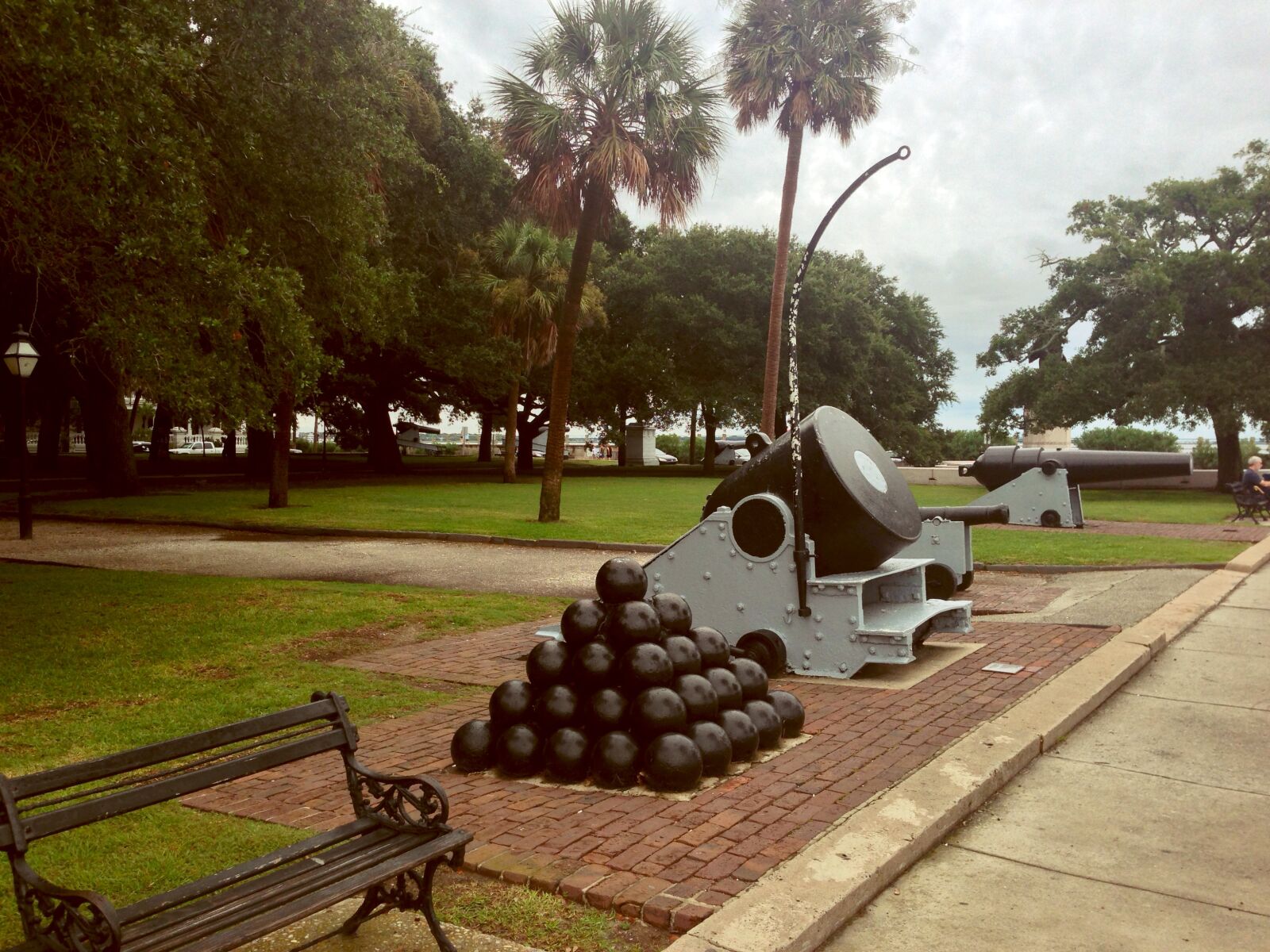 iPhone 5 back camera 4.12mm f/2.4 sample photo. Cannon, weapon, old photography