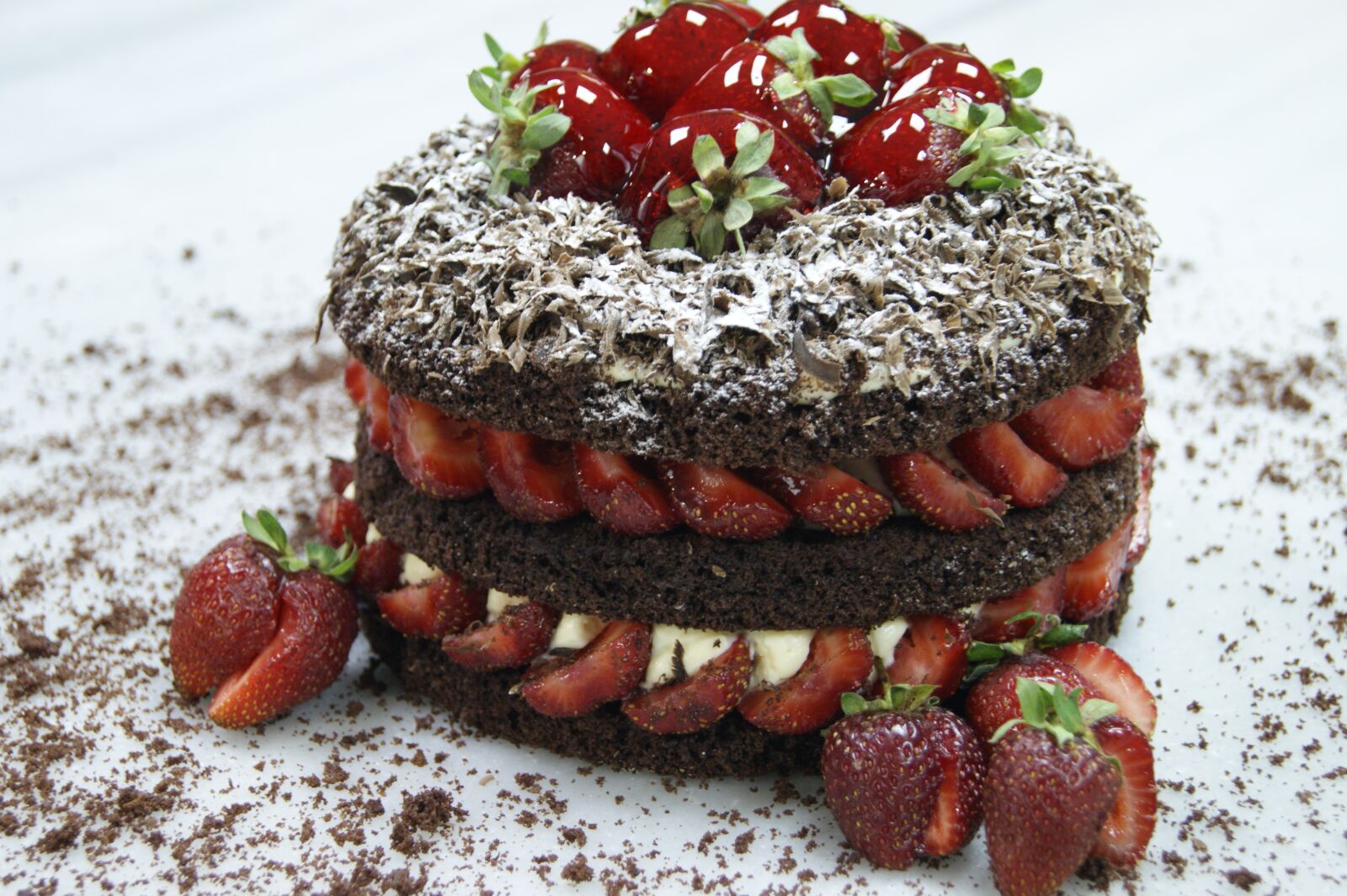 Sony Alpha DSLR-A290 sample photo. Cake, bake, food photography