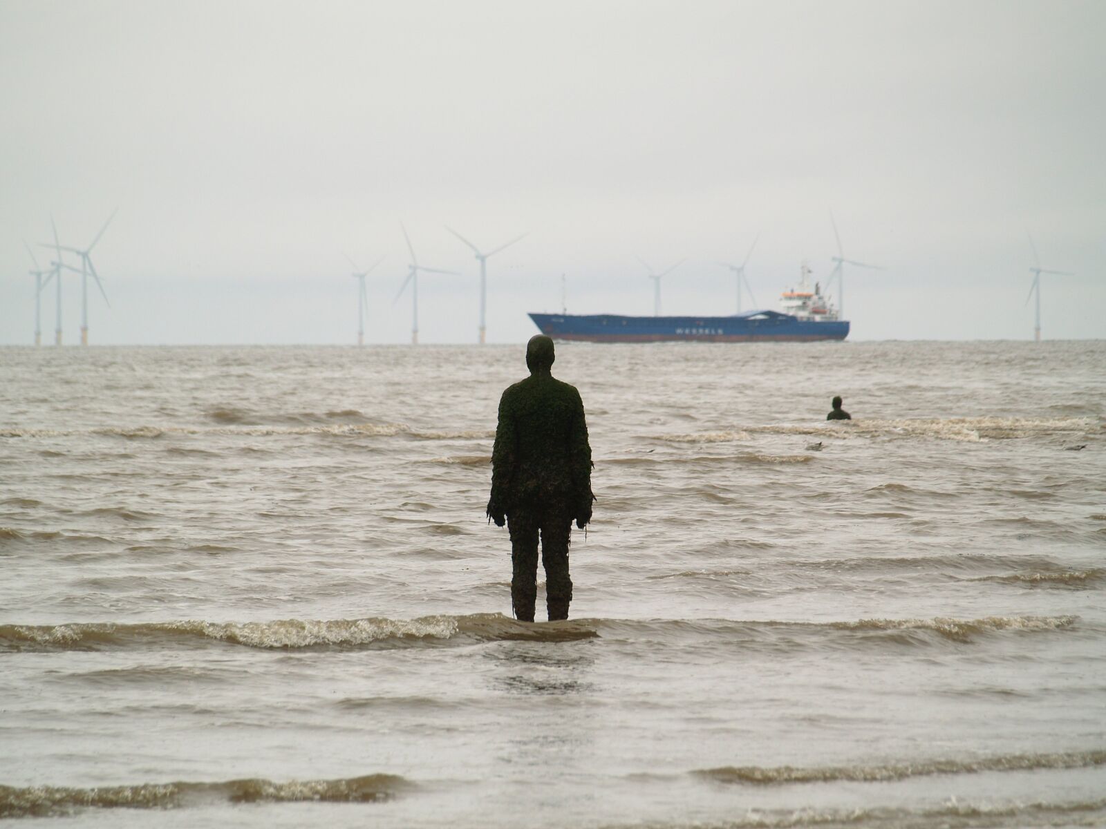 Olympus E-500 (EVOLT E-500) sample photo. Crosby, another place, gormley photography