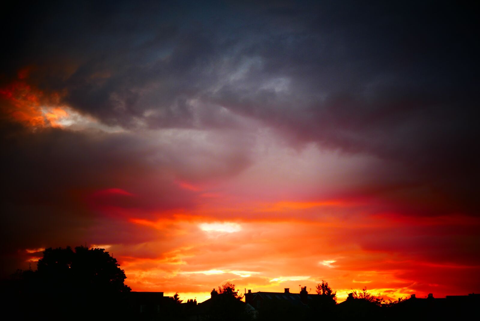 Panasonic Lumix DMC-LX100 sample photo. Sunset, sunsetting, clouds photography