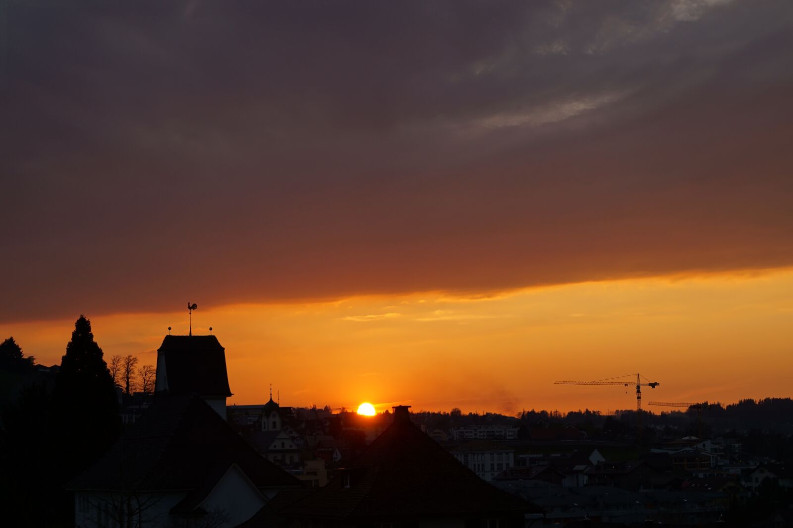 Sony DT 18-55mm F3.5-5.6 SAM II sample photo. Sunset, afterglow, abendstimmung photography